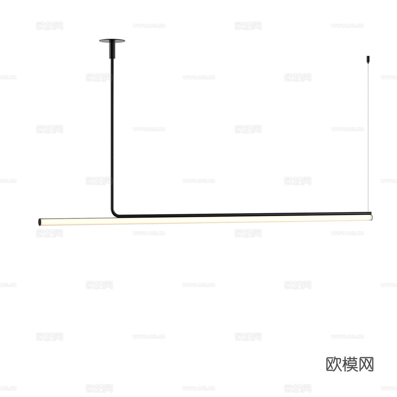 Marset 极简吊灯 长条吊灯 LED吊灯  装饰吊灯3d模型