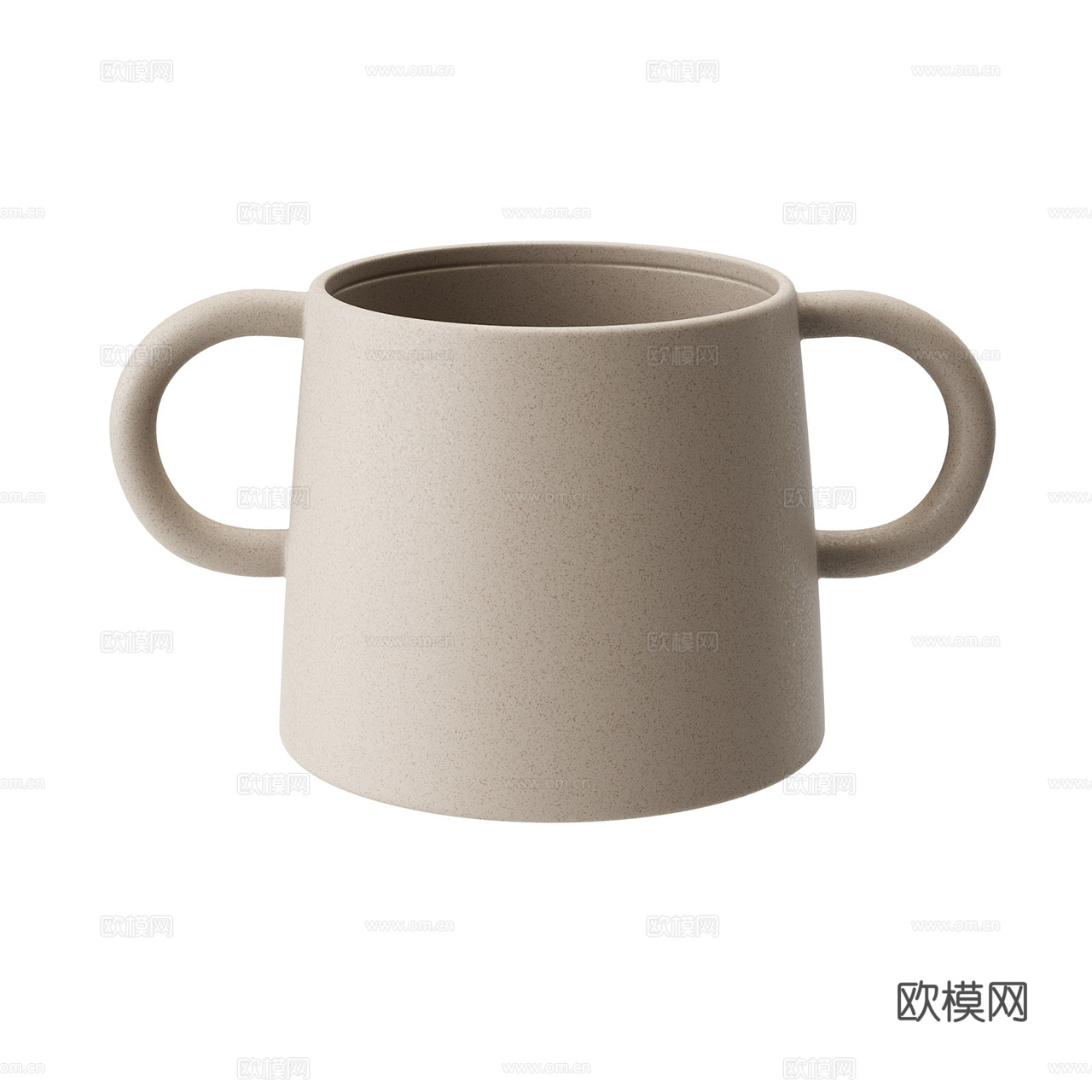 Ferm Living 极简花瓶 陶瓷花瓶 装饰品摆件 花瓶3d模型