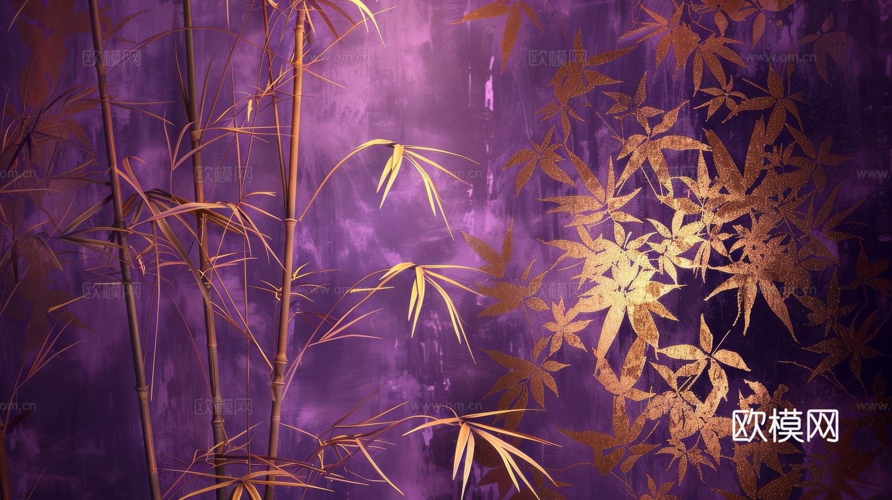 中式竹子竹林壁纸壁画