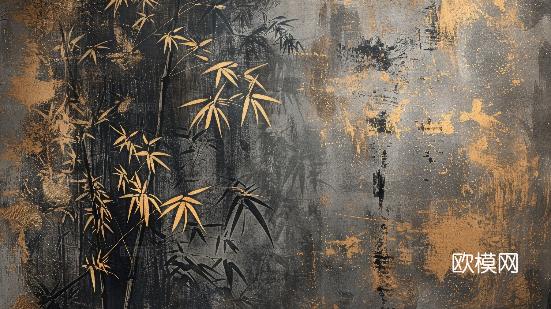 中式竹子竹林壁纸壁画