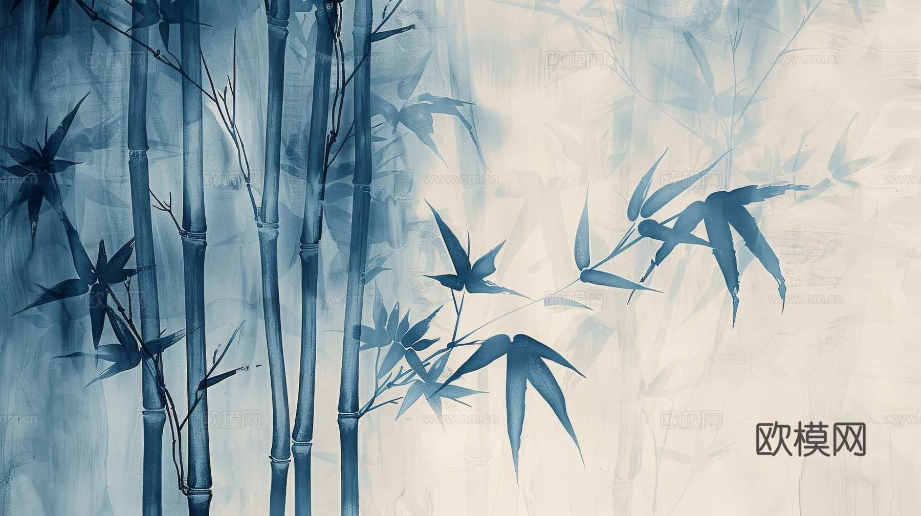 中式竹子竹林壁纸壁画