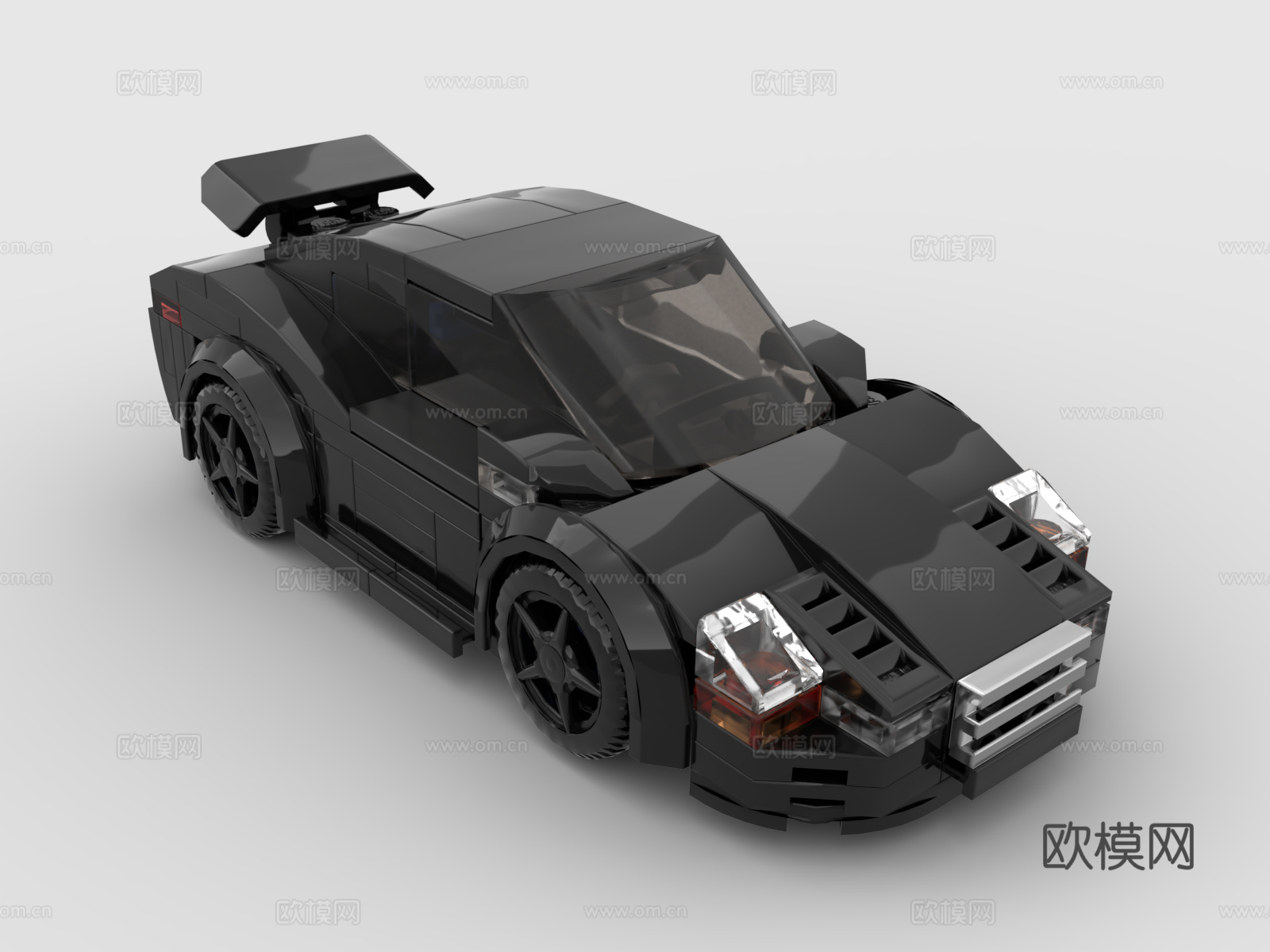 乐高 LEGO 玩具 积木 汽车 跑车 轿车 赛车3d模型
