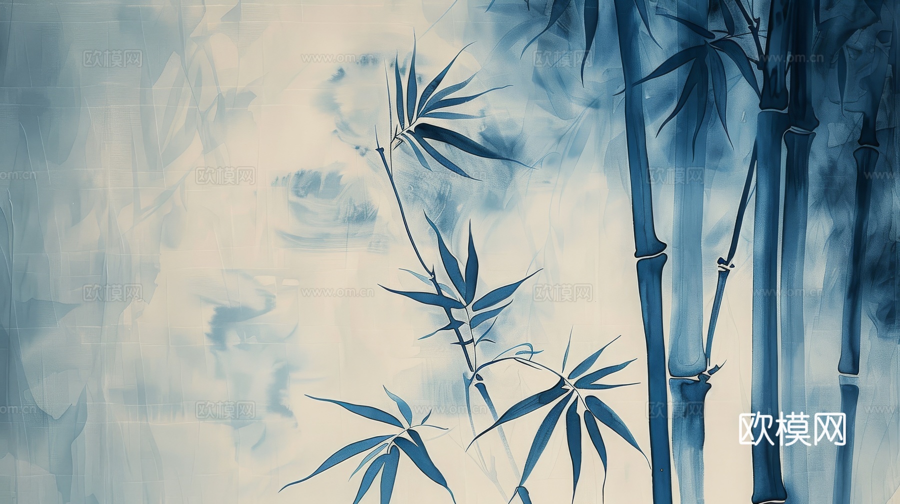 中式竹子竹林壁纸壁画