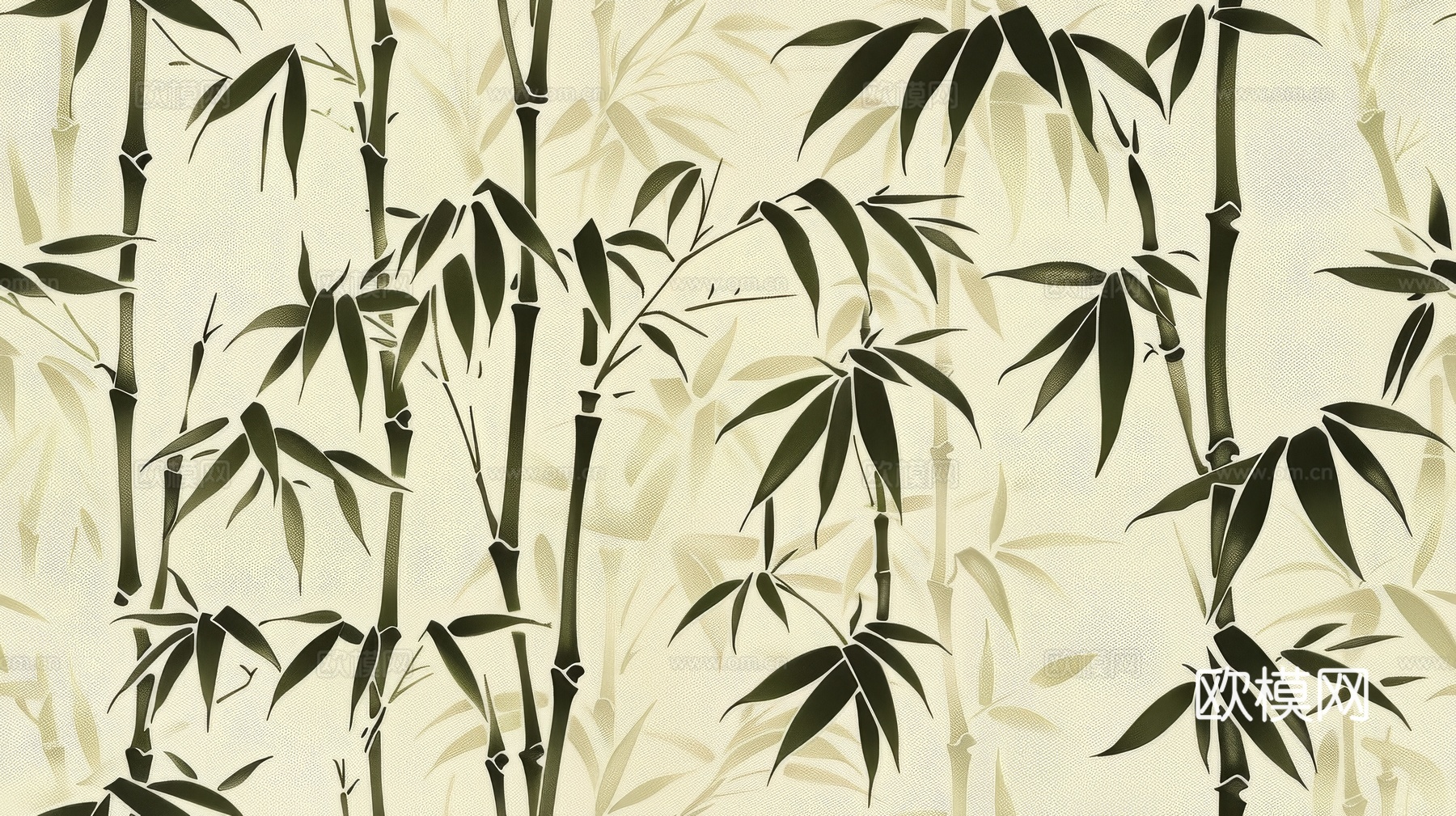 中式竹子竹林壁纸壁画