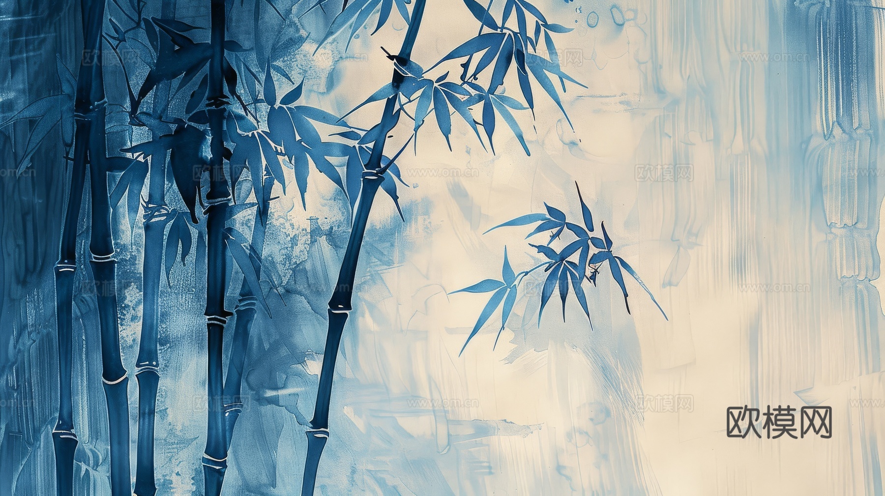 中式竹子竹林壁纸壁画