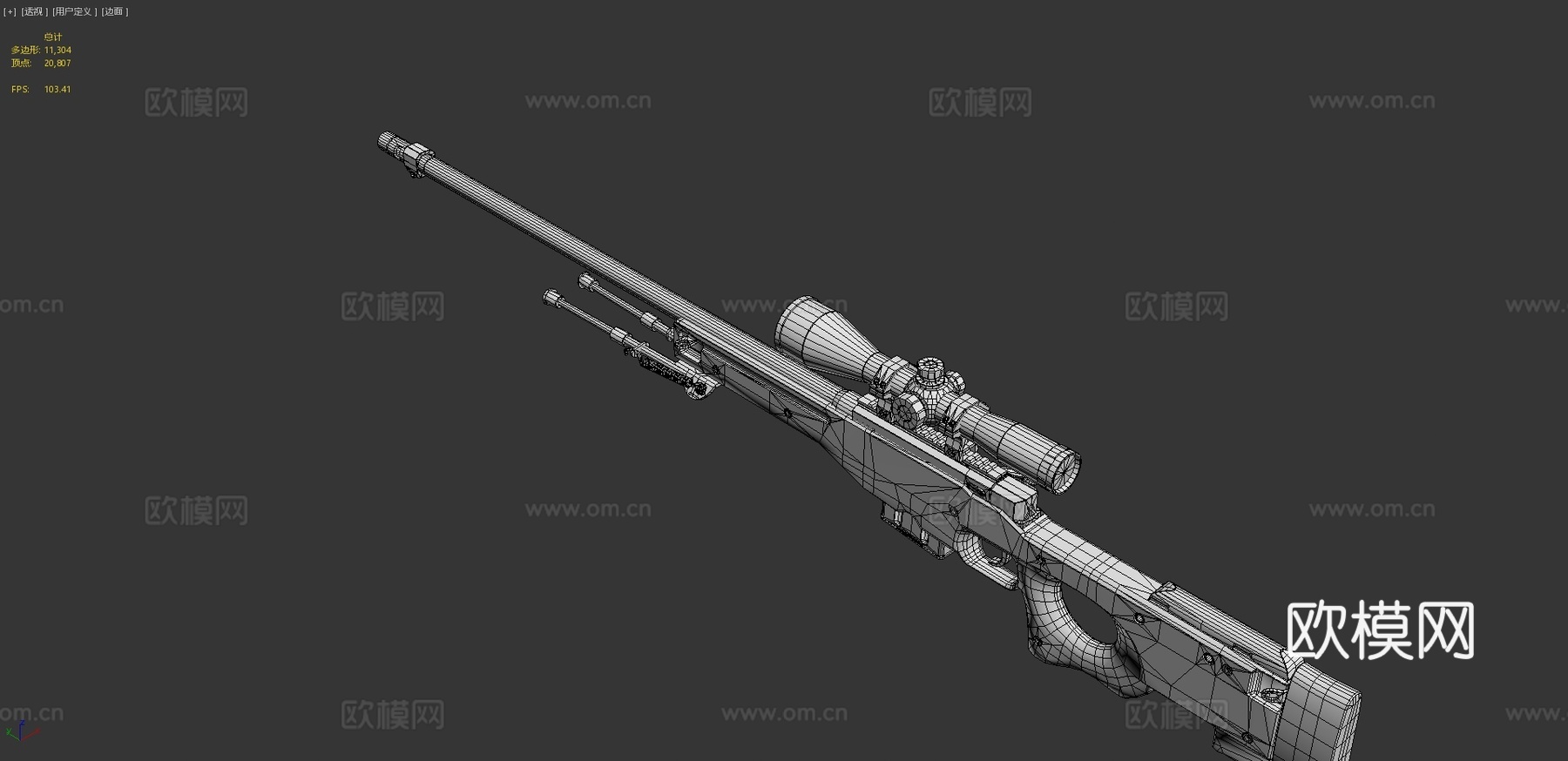 AWP-梅雷斯3d模型