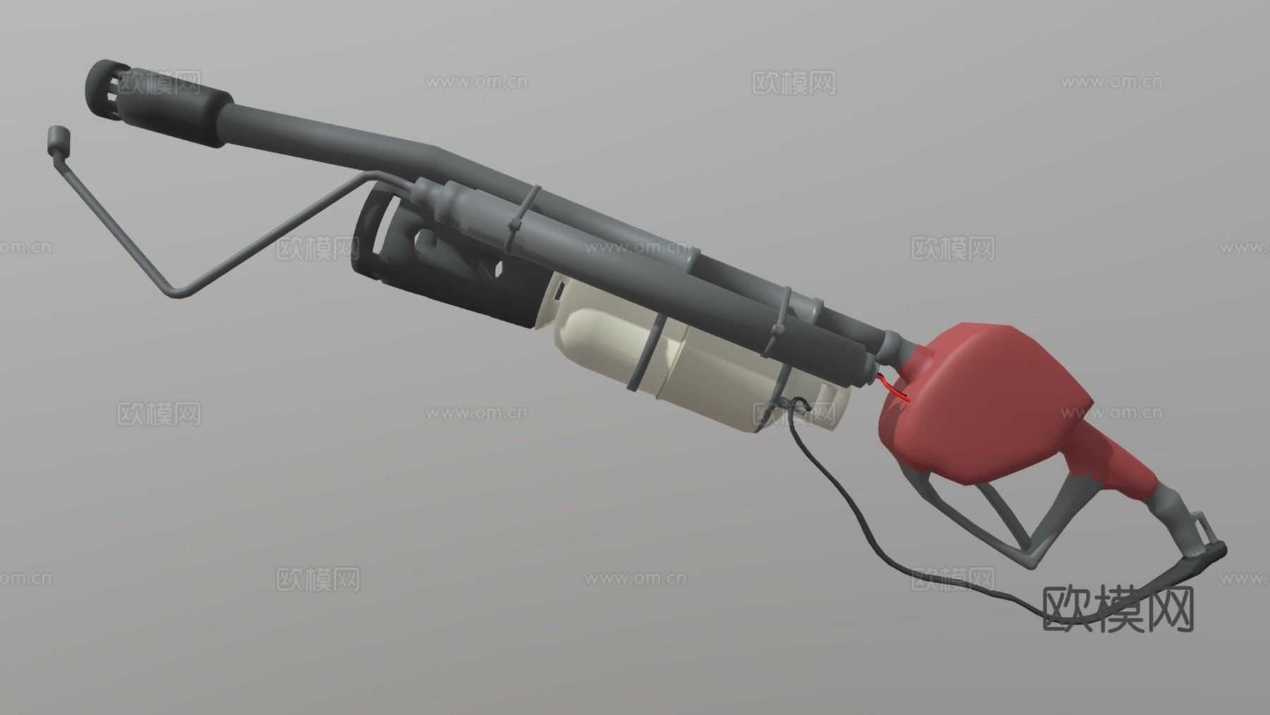 火焰喷射器Pyro-军团要塞23d模型