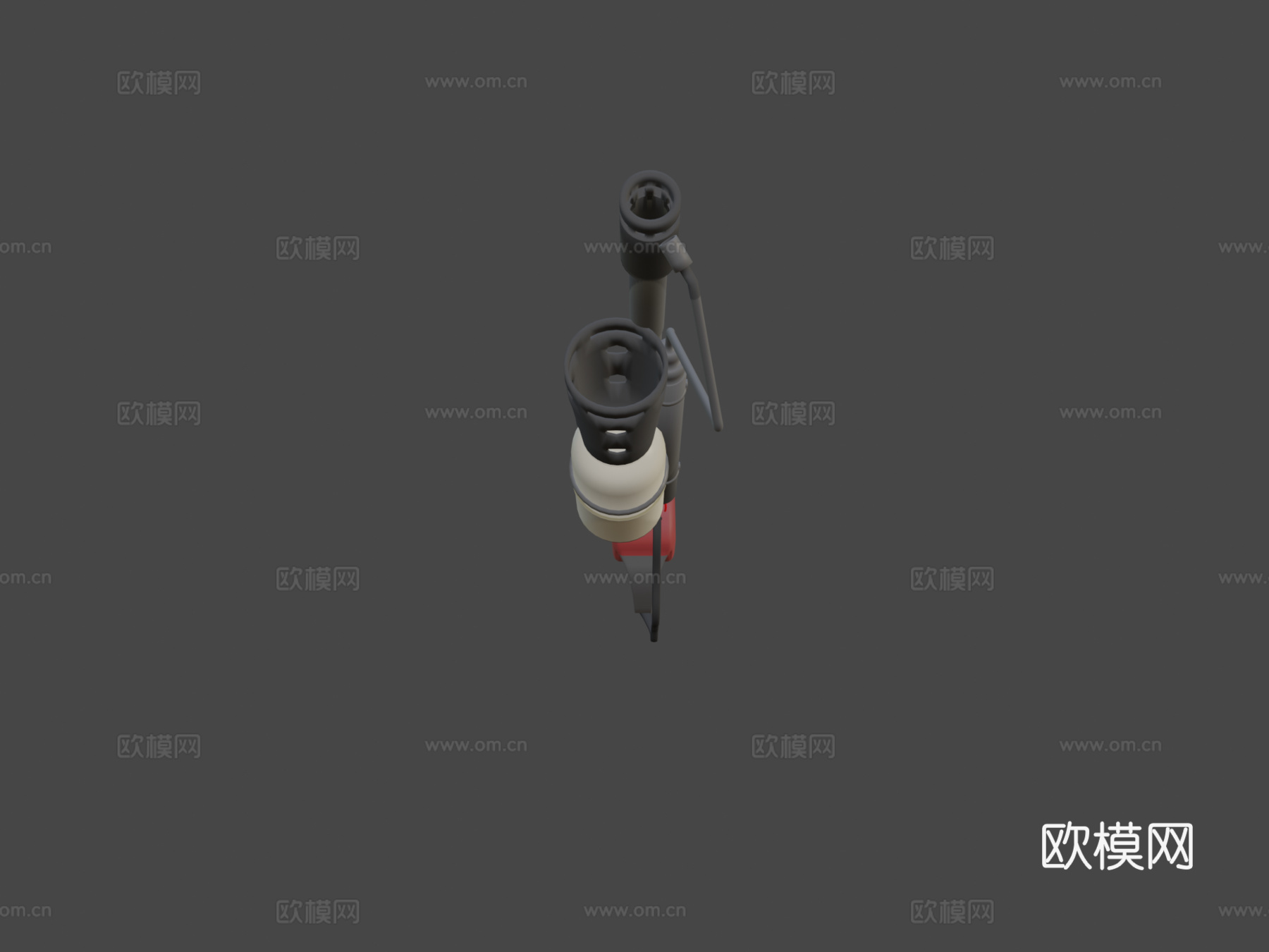 火焰喷射器Pyro-军团要塞23d模型