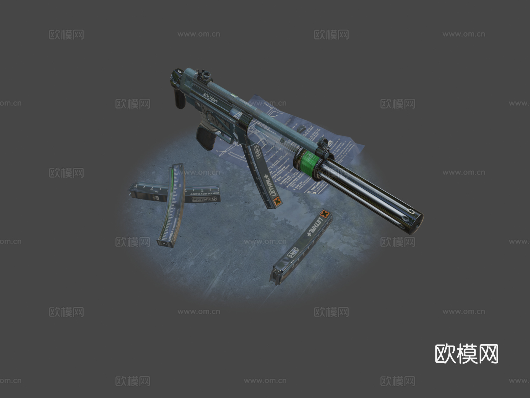 MP5-SD-致命注射I3d模型