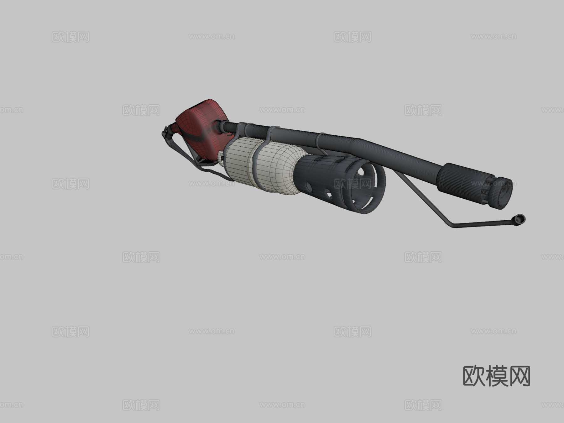 火焰喷射器Pyro-军团要塞23d模型
