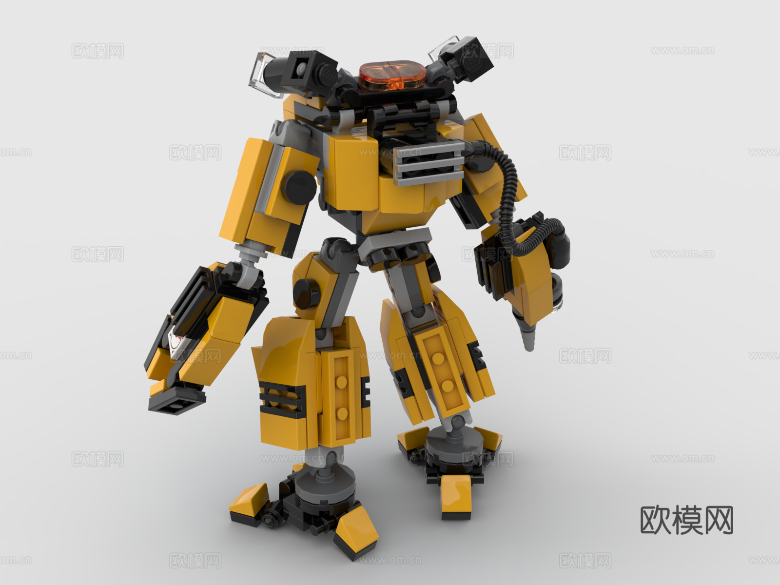 乐高 LEGO 玩具 积木 机甲 战斗机器人 机械战甲 高达3d模型