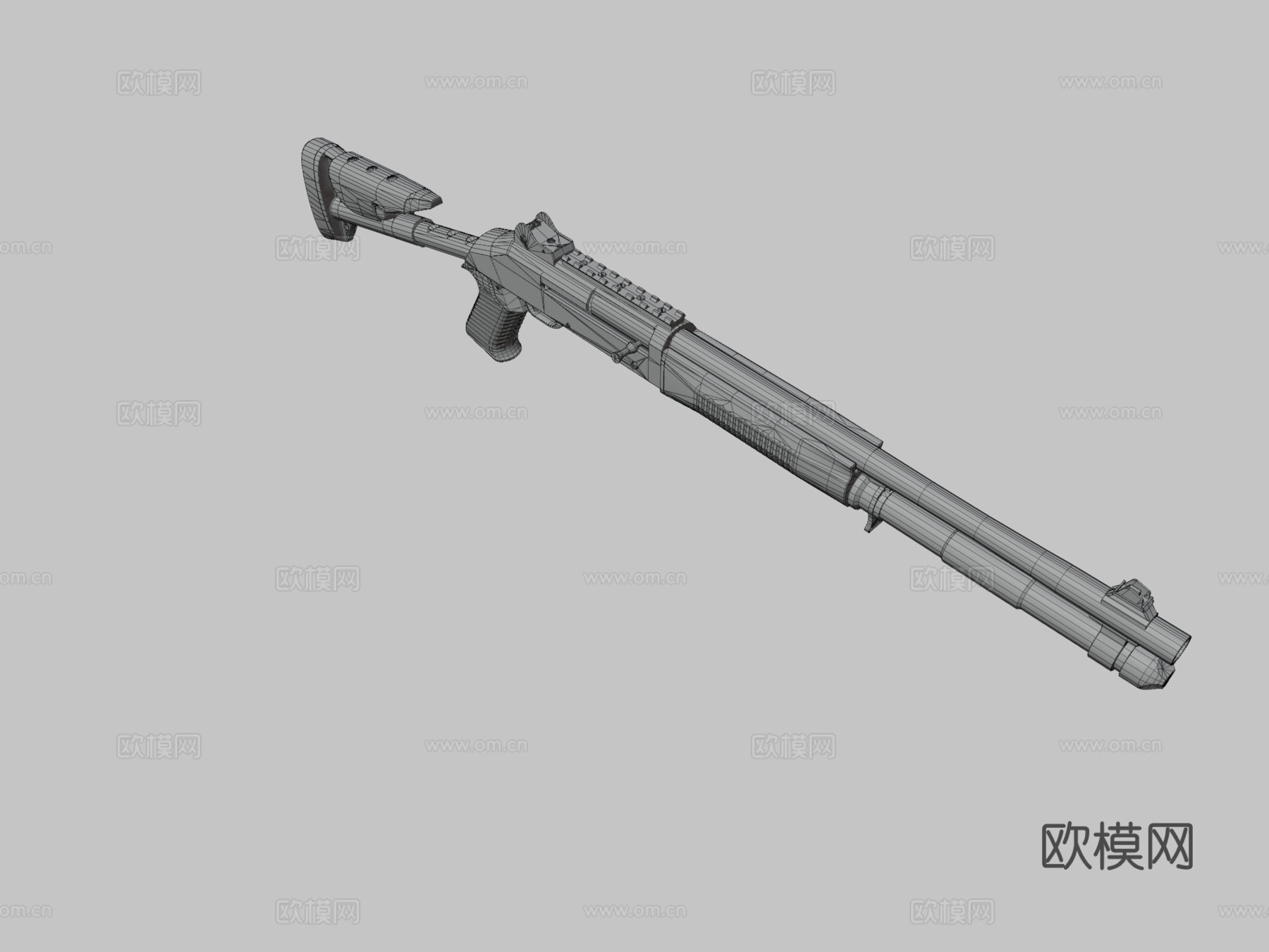 XM1014皇家旅3d模型