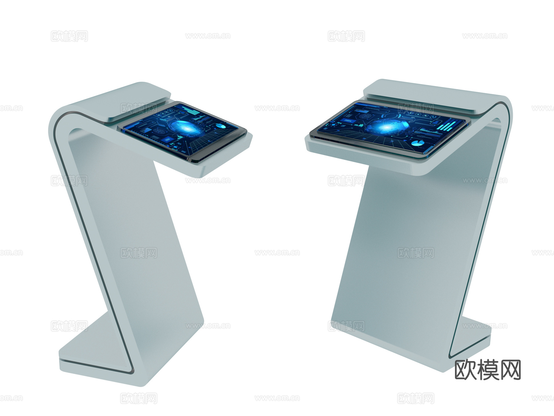 器材 导视牌3d模型