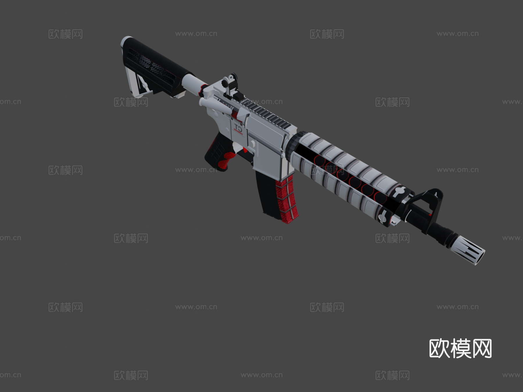 M4A4-合成器3d模型