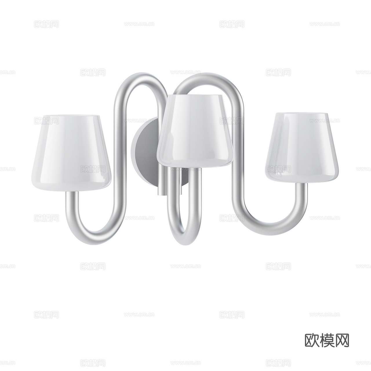 Hay 北欧壁灯 装饰壁灯 多头壁灯 玻璃壁灯 金属壁灯3d模型