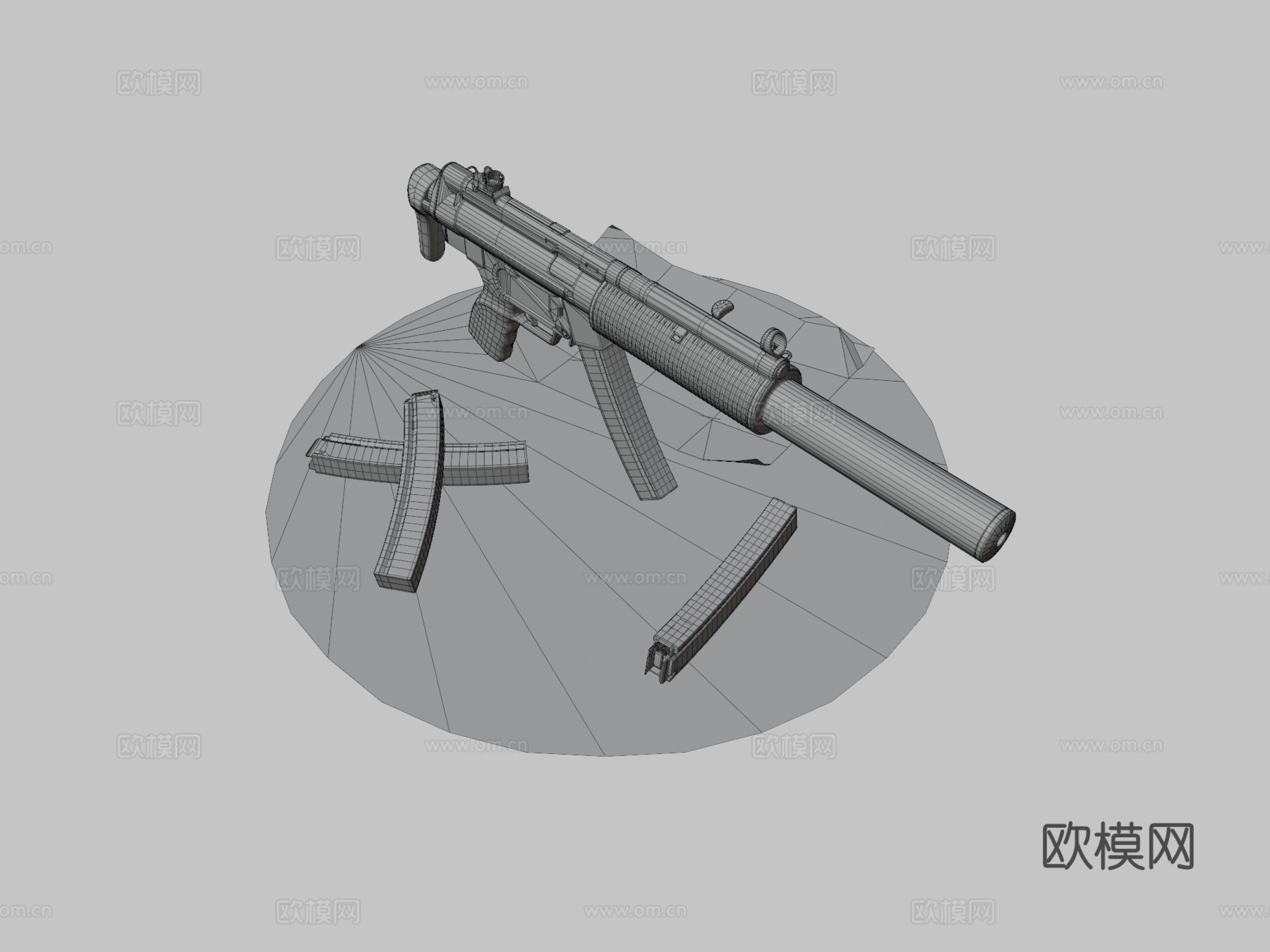 MP5-SD-致命注射I3d模型