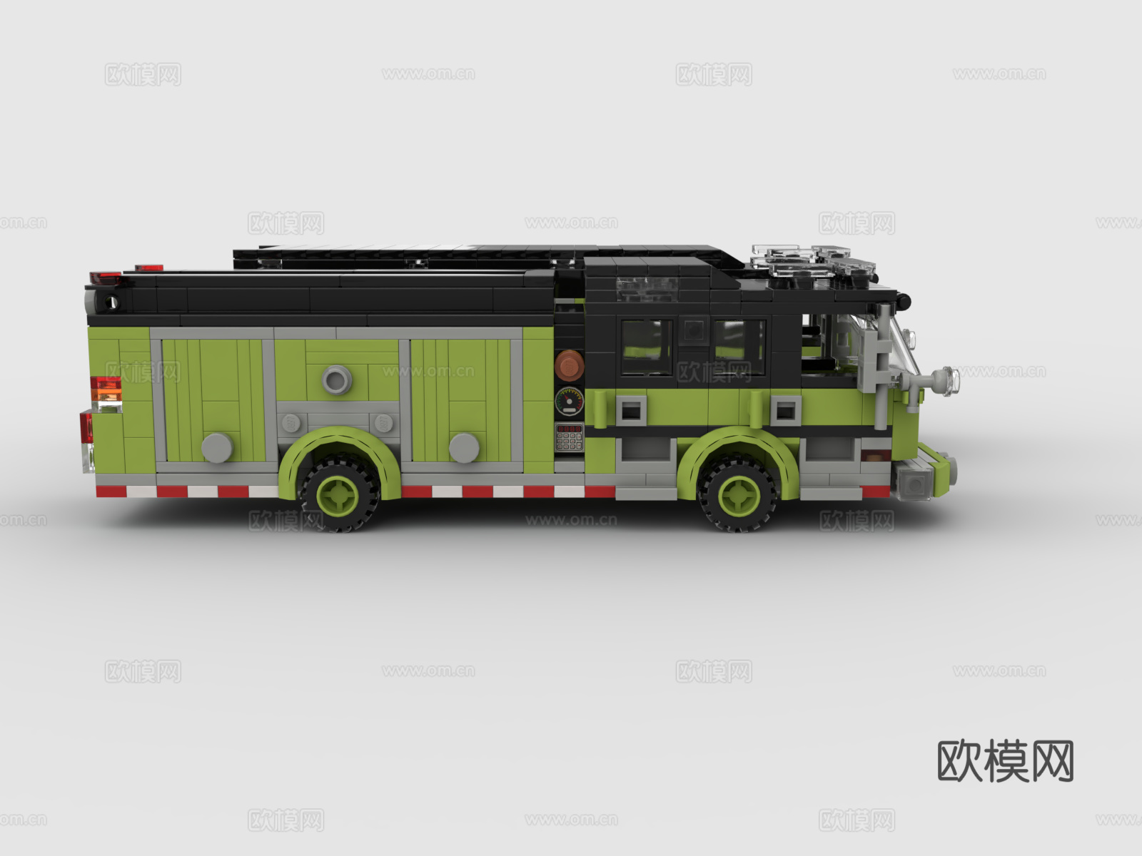 乐高 LEGO 玩具 积木 工程车 土方车3d模型