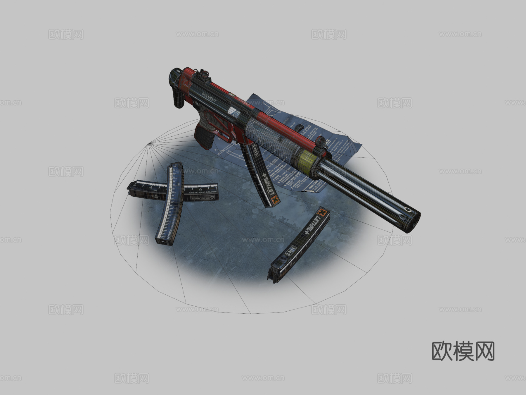 MP5-SD-致命注射III3d模型