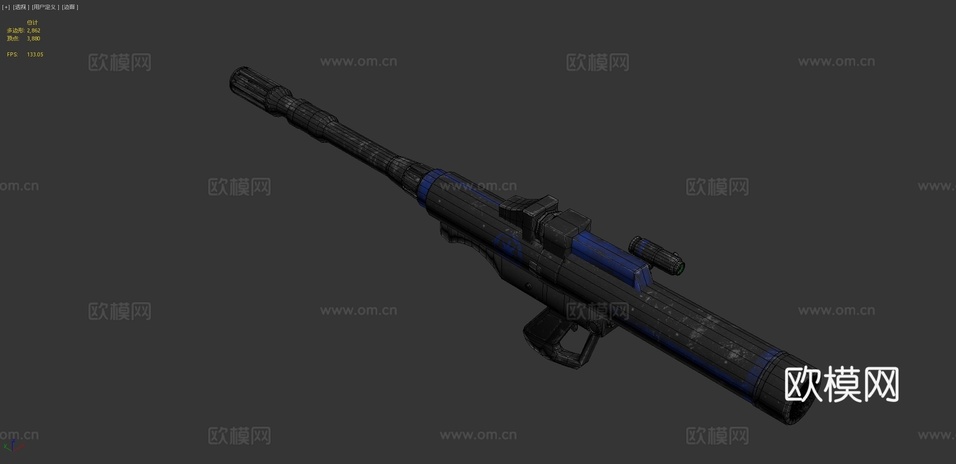 RPS-6(克隆人士兵火箭发射器)3d模型下载(渲染图4)