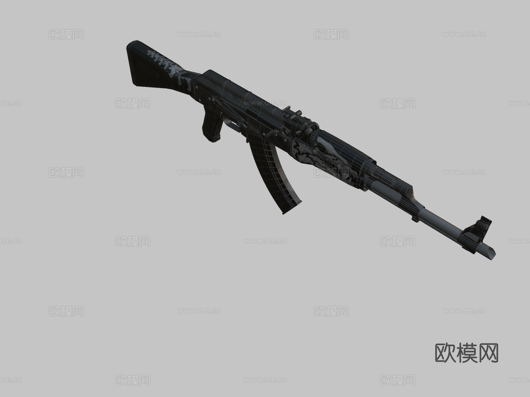 AK-47灵魂窃取者(CSGO皮肤)3d模型