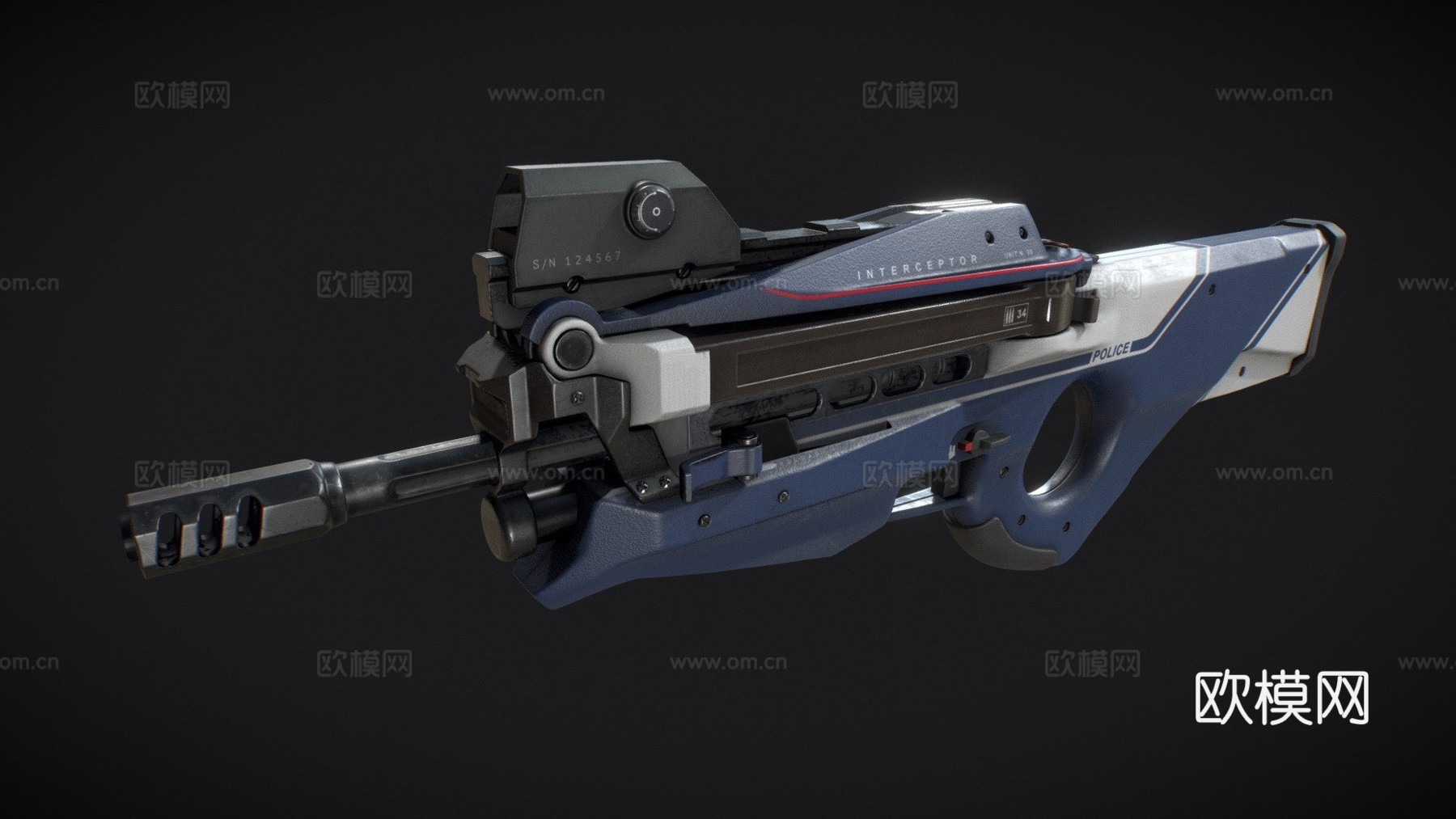 AR-03警用版3d模型
