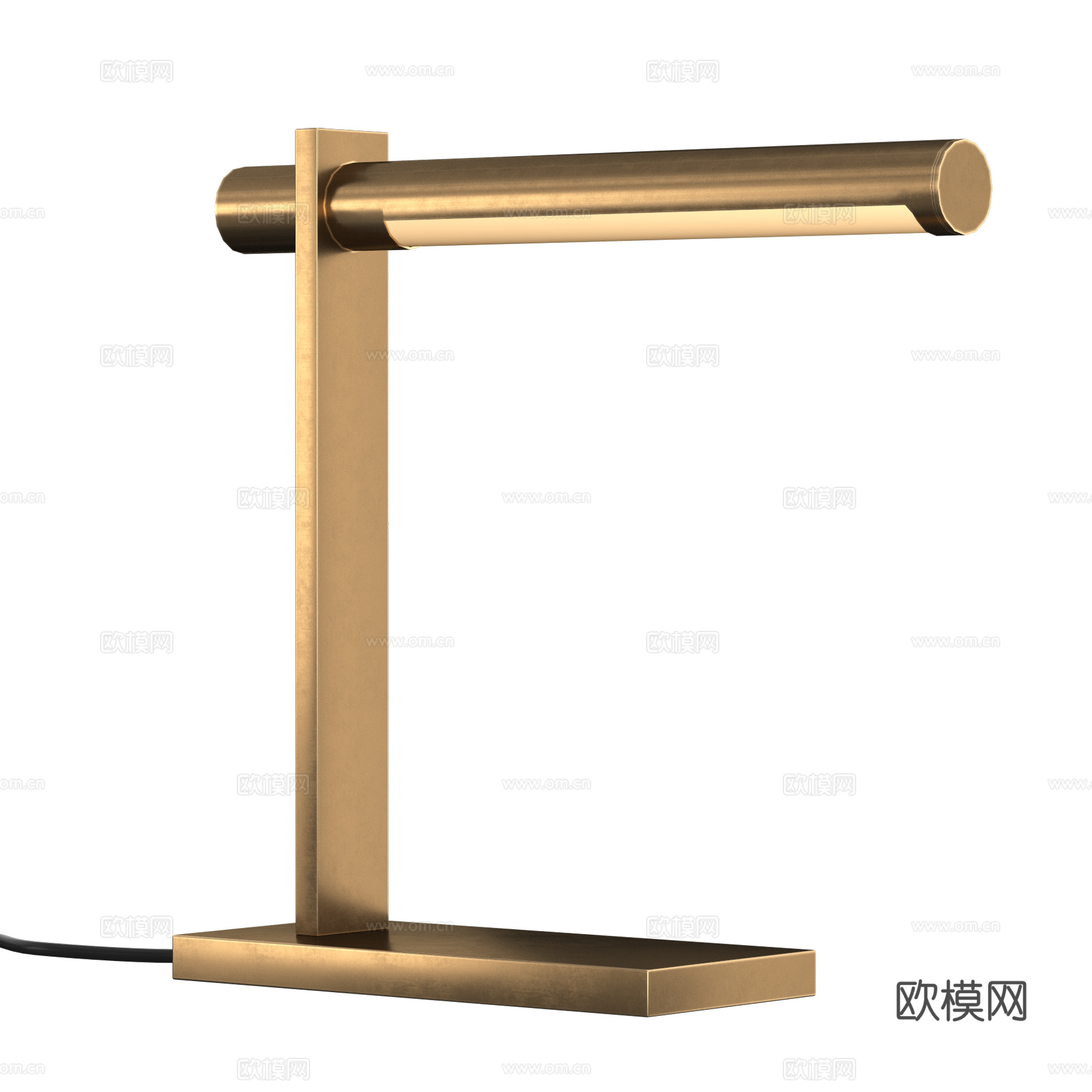 现代轻奢极简台灯3d模型