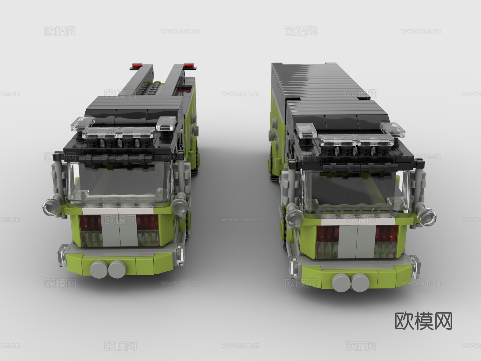 乐高 LEGO 玩具 积木 工程车 土方车3d模型