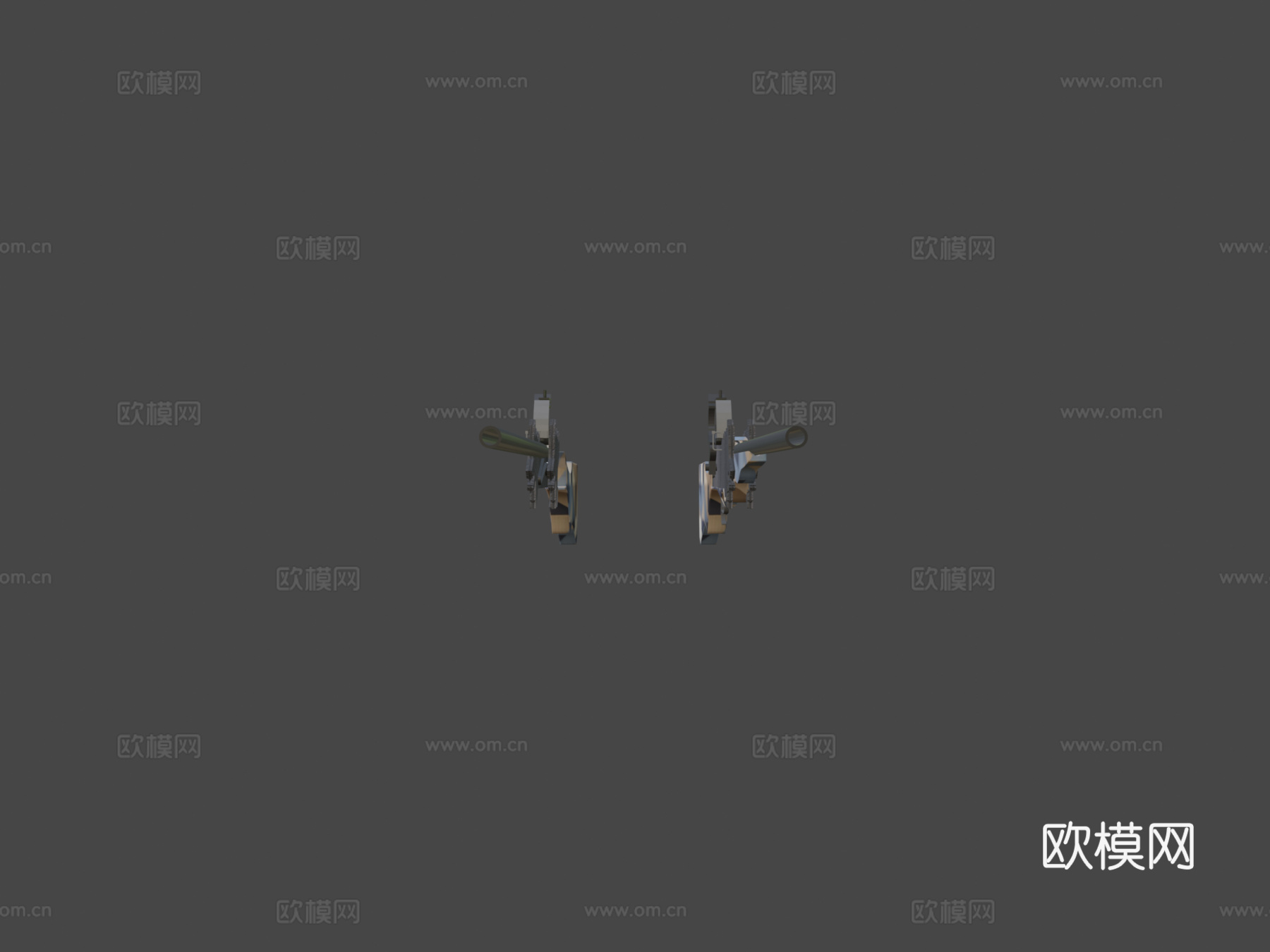 随机燧发枪3d模型