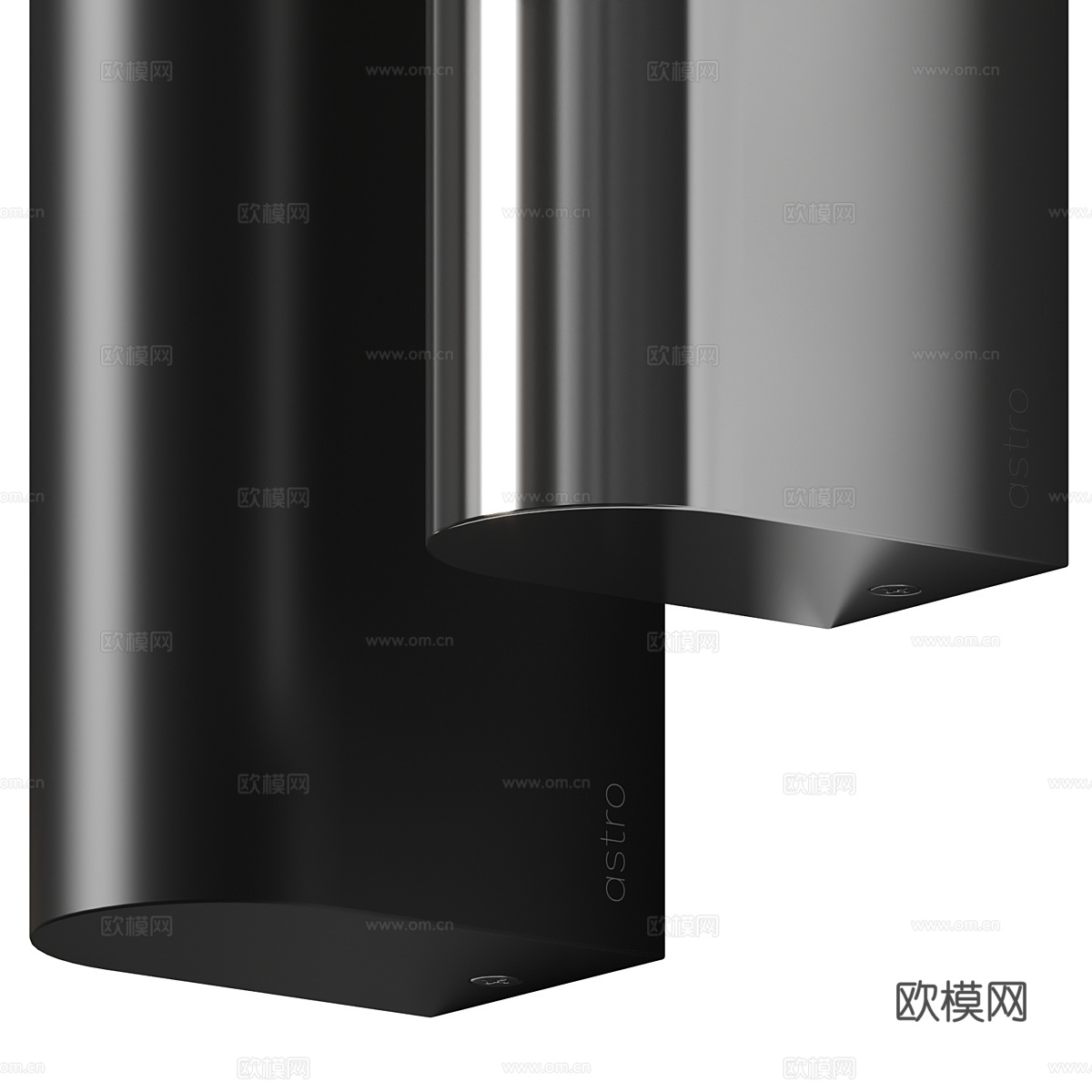 现代极简装饰壁灯3d模型