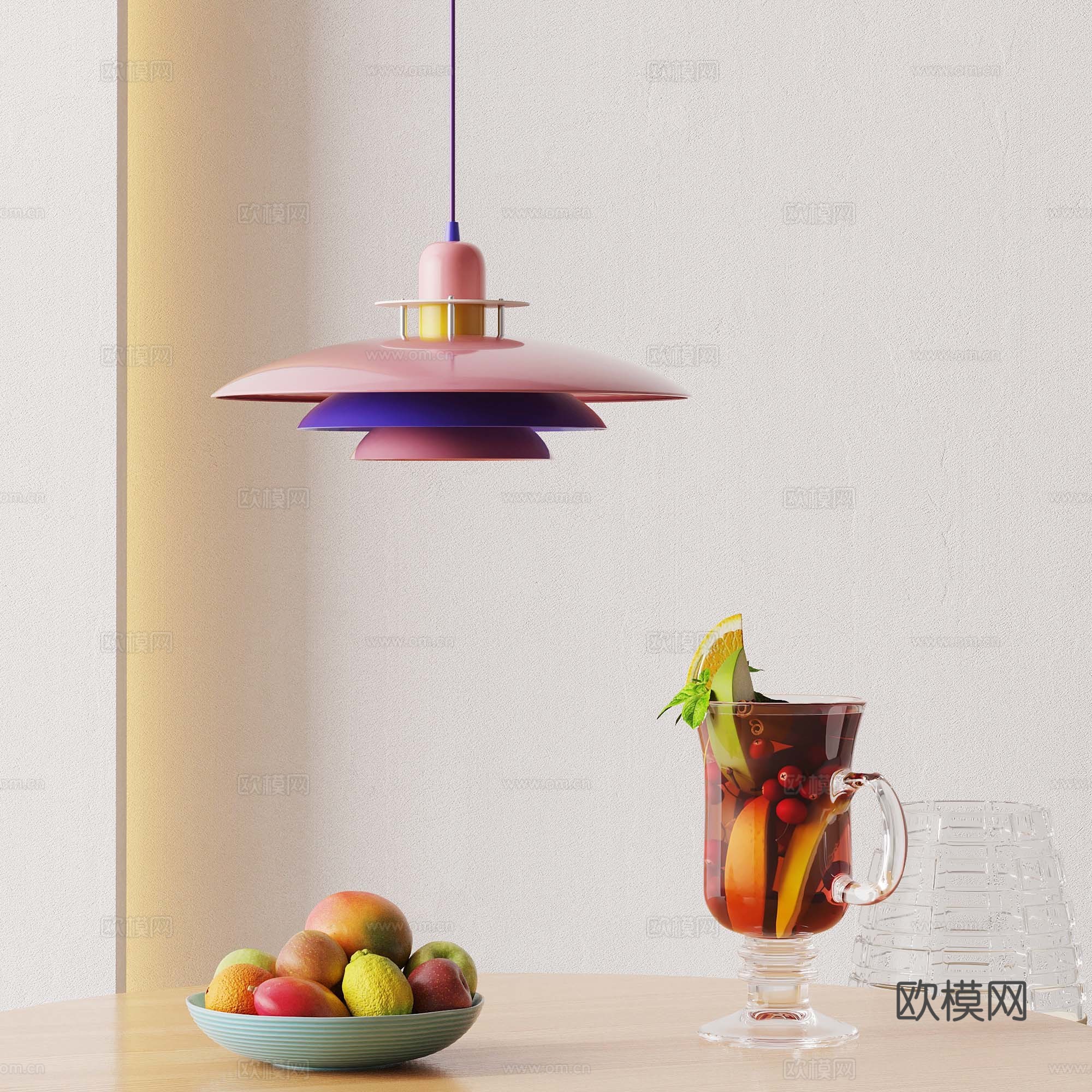 多巴胺吊灯 饮料饮品果汁3d模型