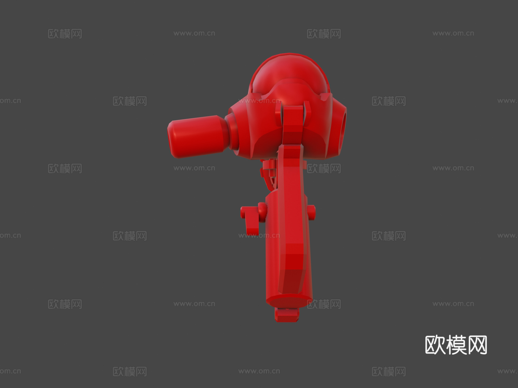 梅伊枪_低多边形测试3d模型