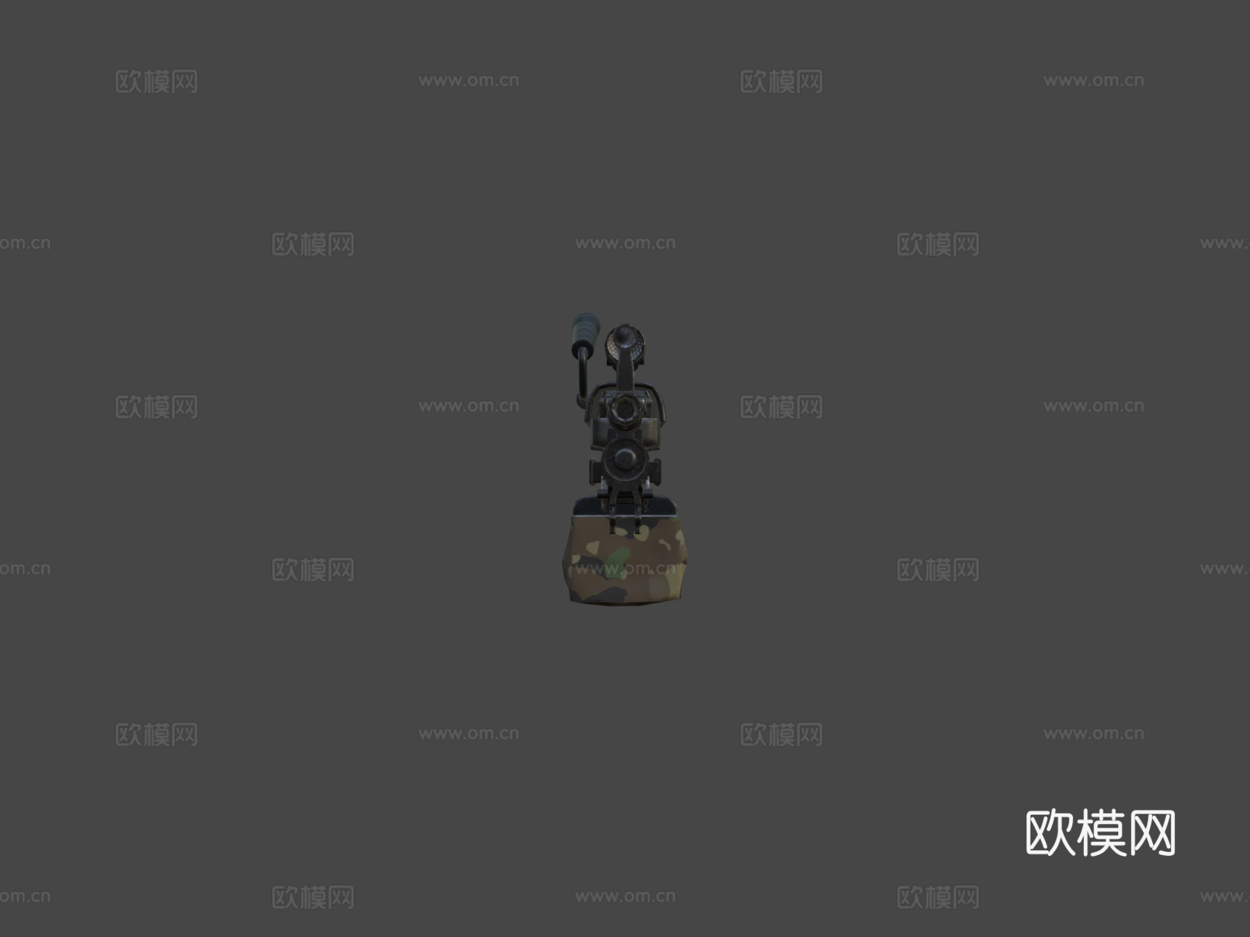 M249机枪3d模型
