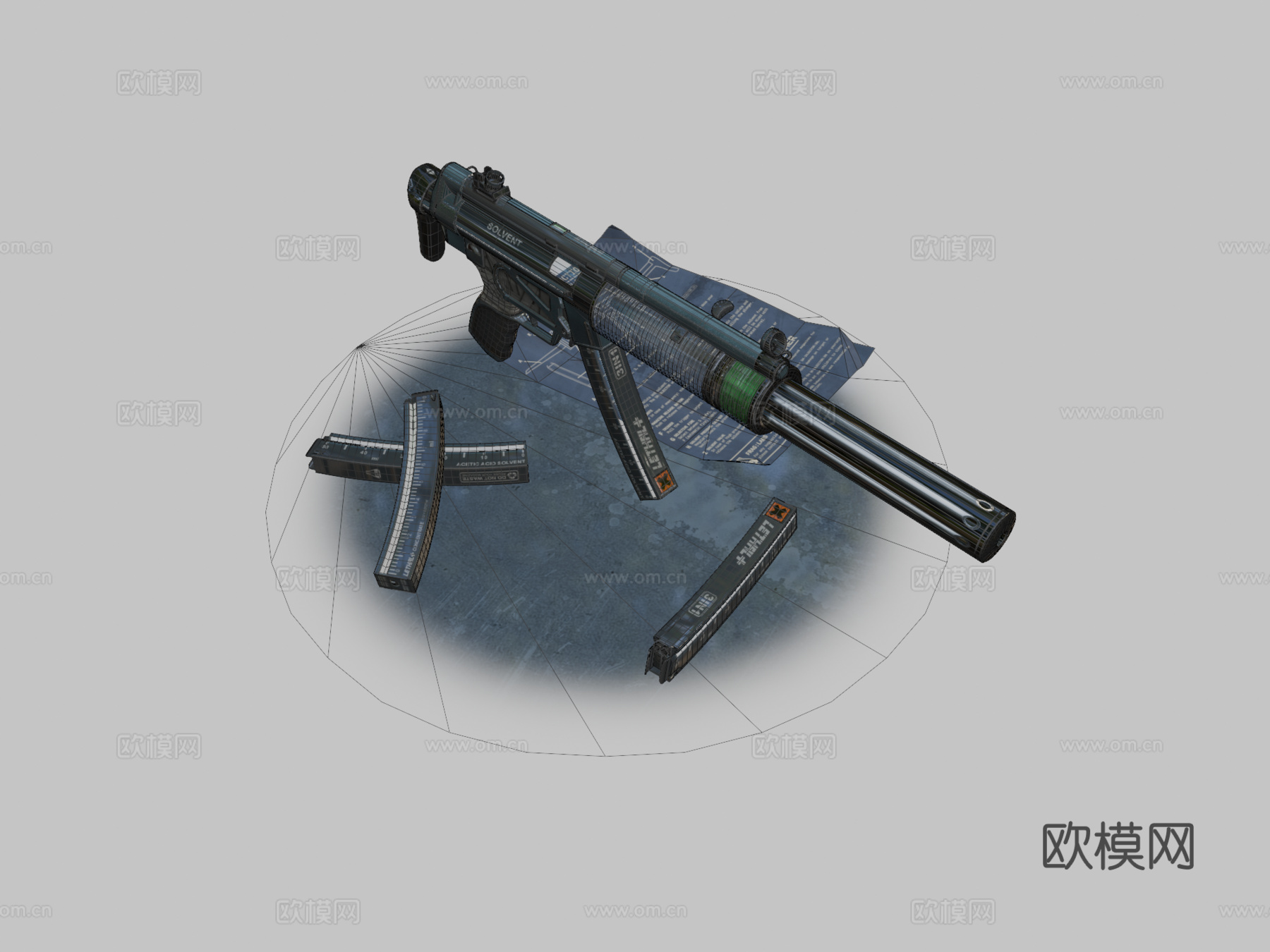 MP5-SD-致命注射I3d模型