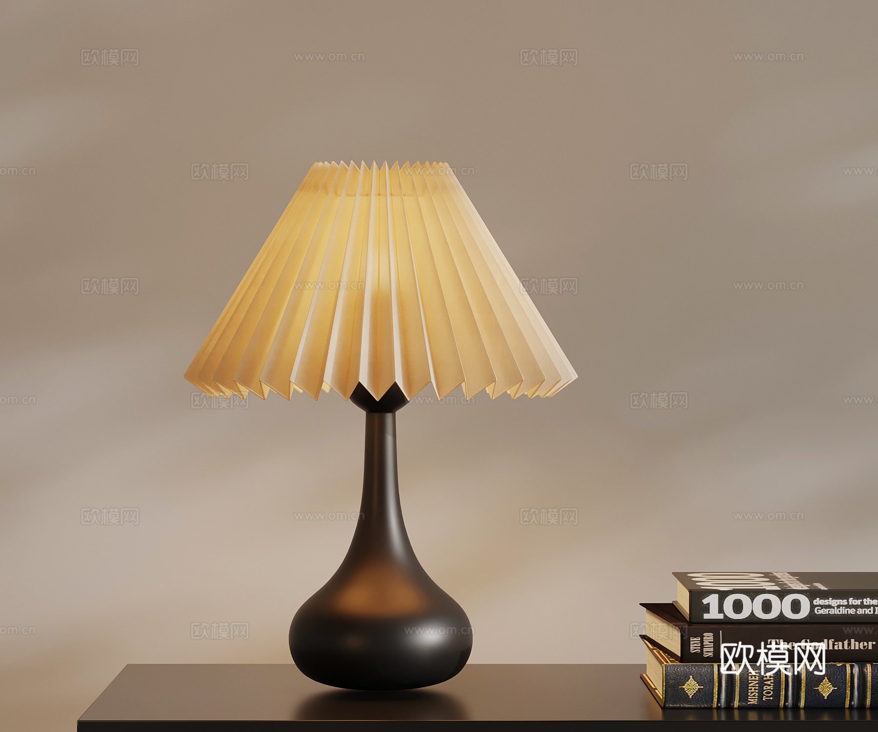 法式台灯3d模型