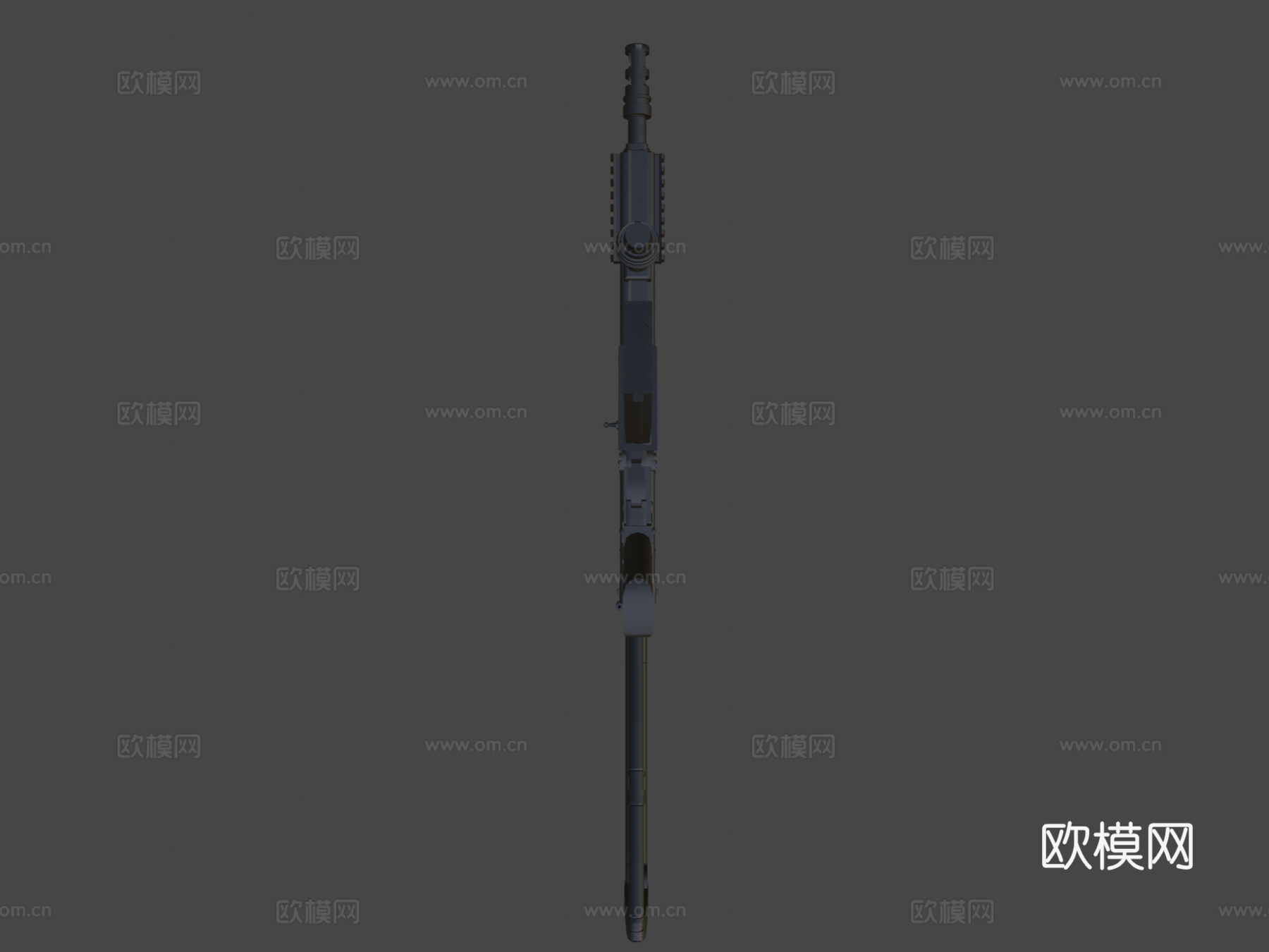 M4个人防卫武器3d模型