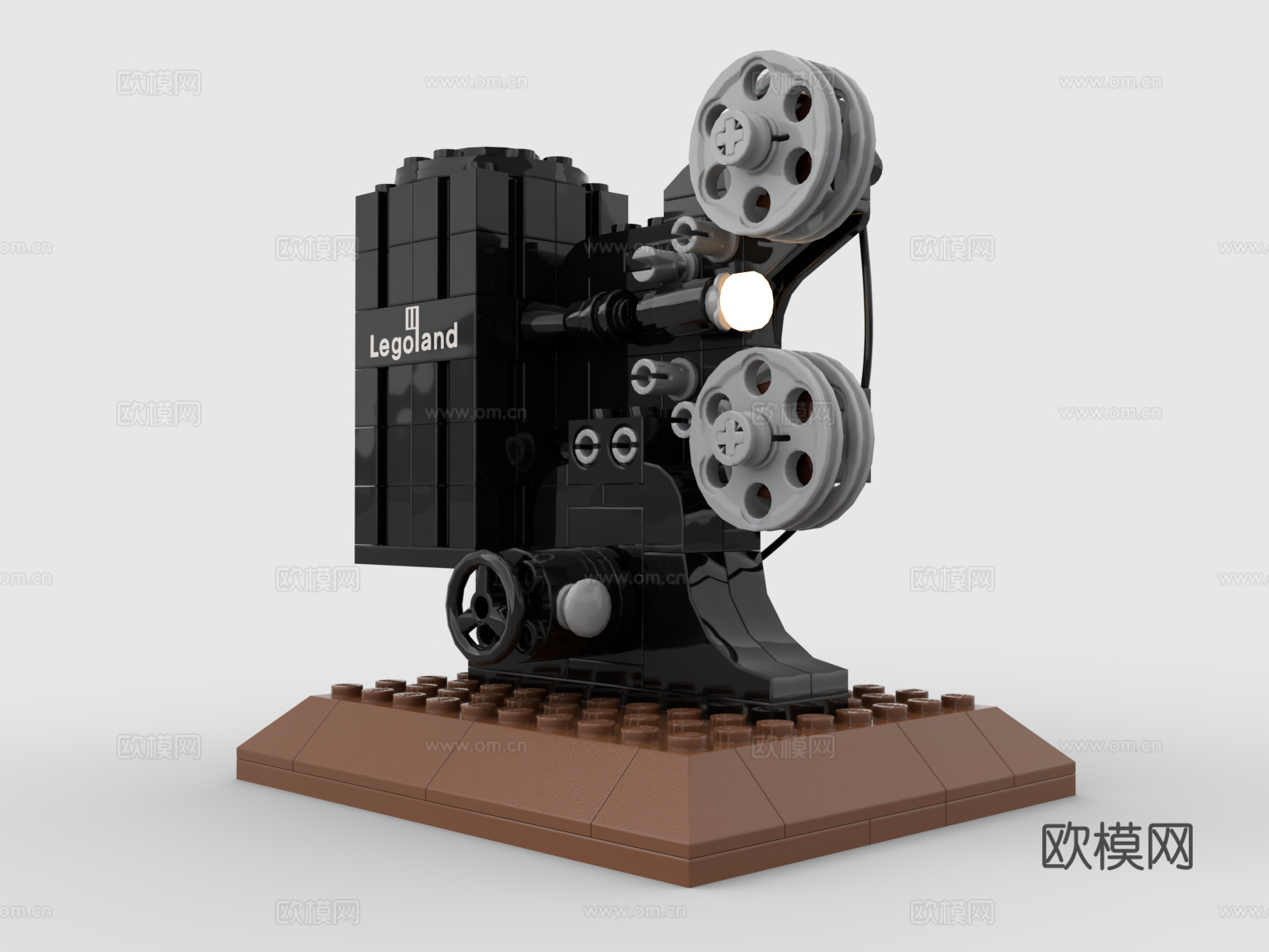 乐高 LEGO 玩具 积木 电影摄像机 摄影机3d模型