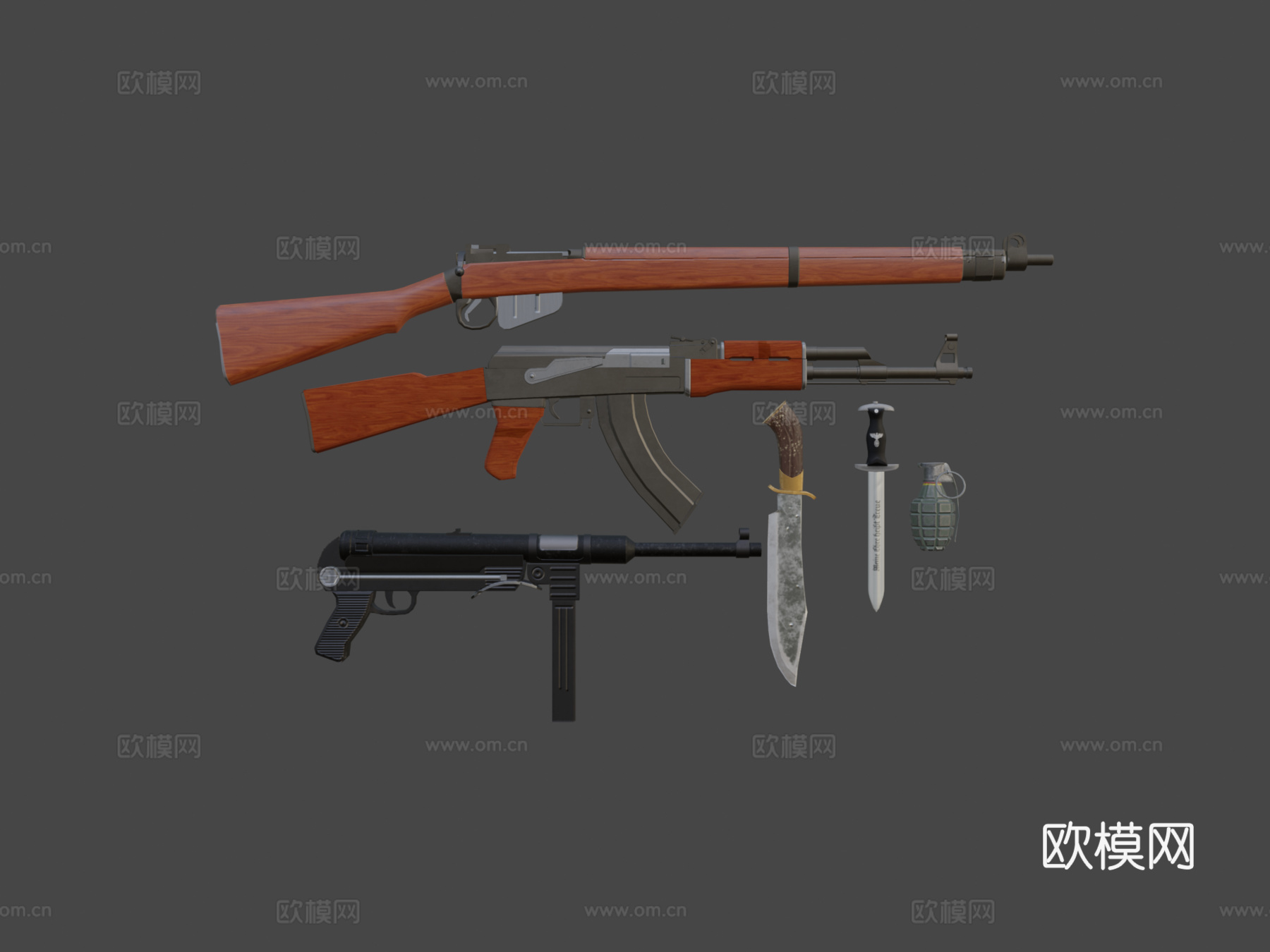 武器包3d模型