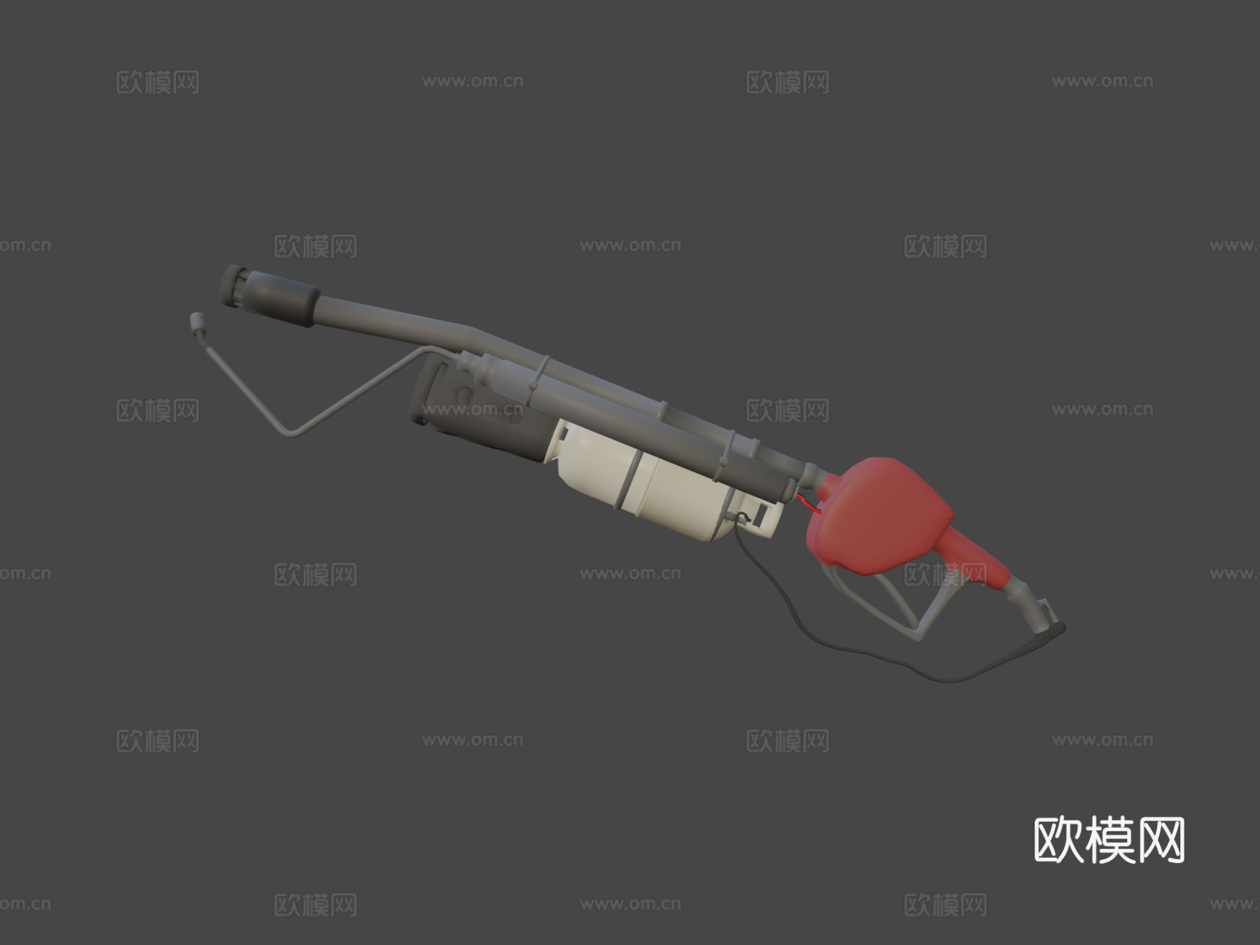 火焰喷射器Pyro-军团要塞23d模型