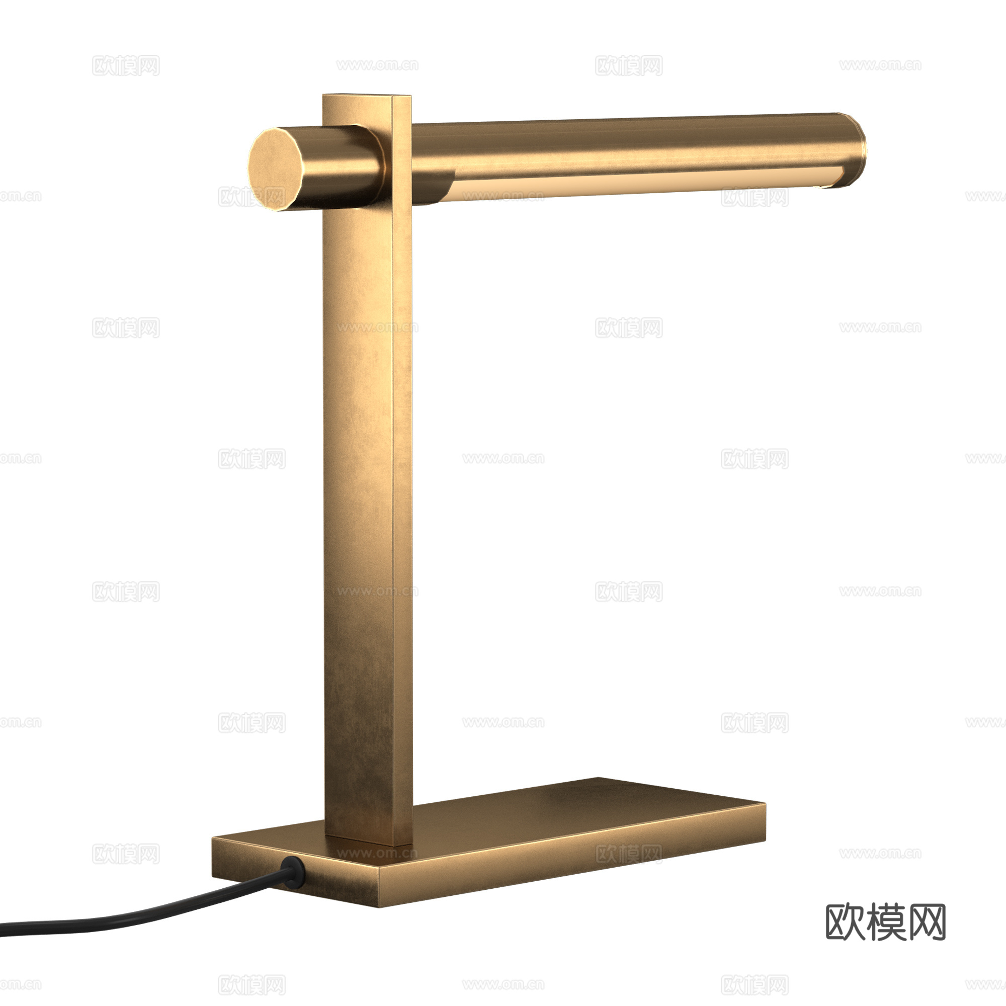 现代轻奢极简台灯3d模型