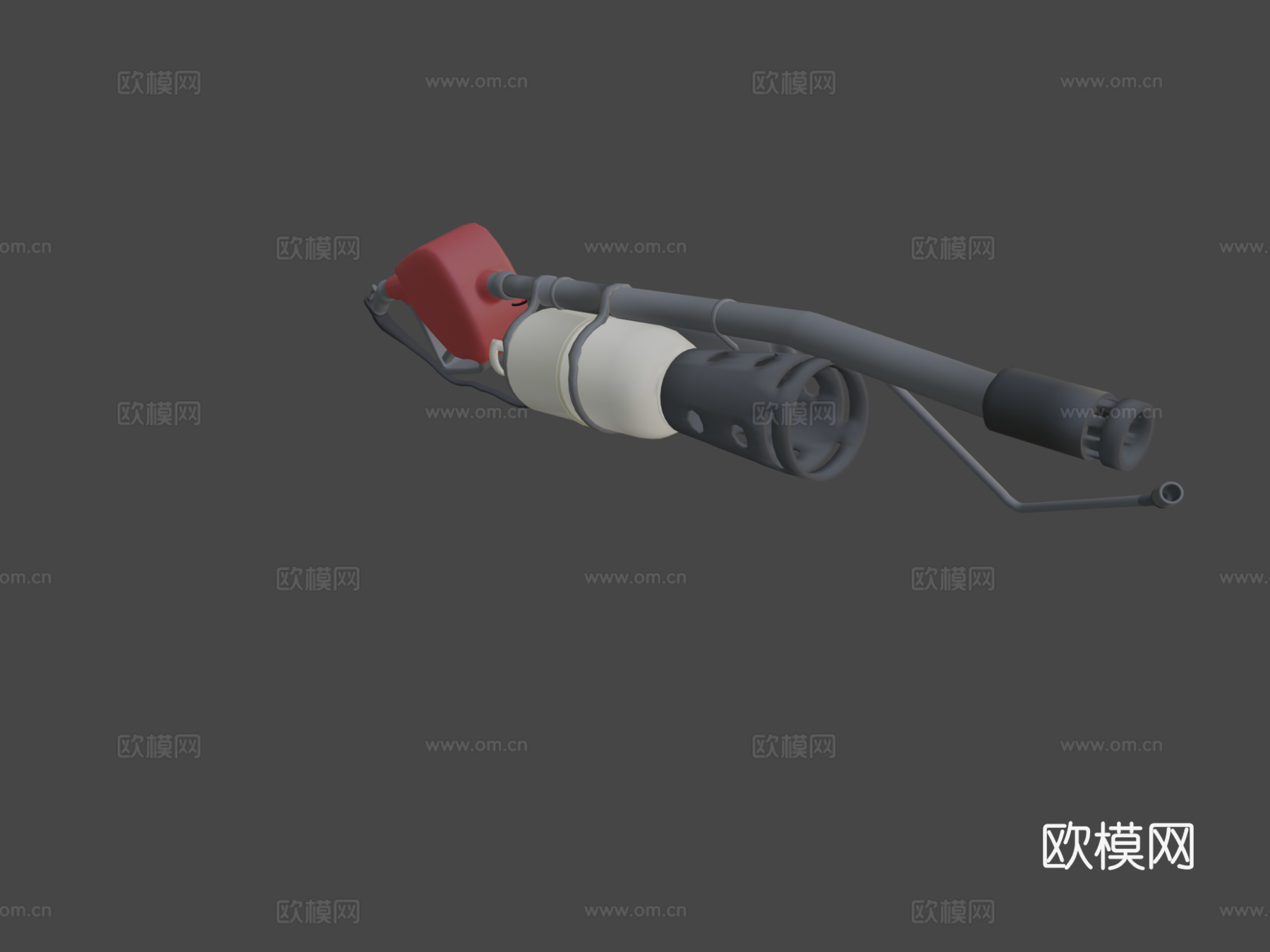 火焰喷射器Pyro-军团要塞23d模型