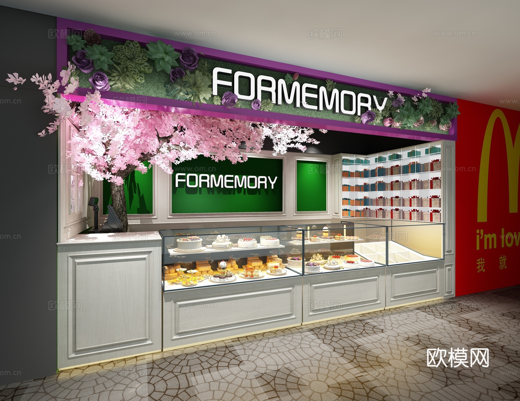 甜品店3d模型