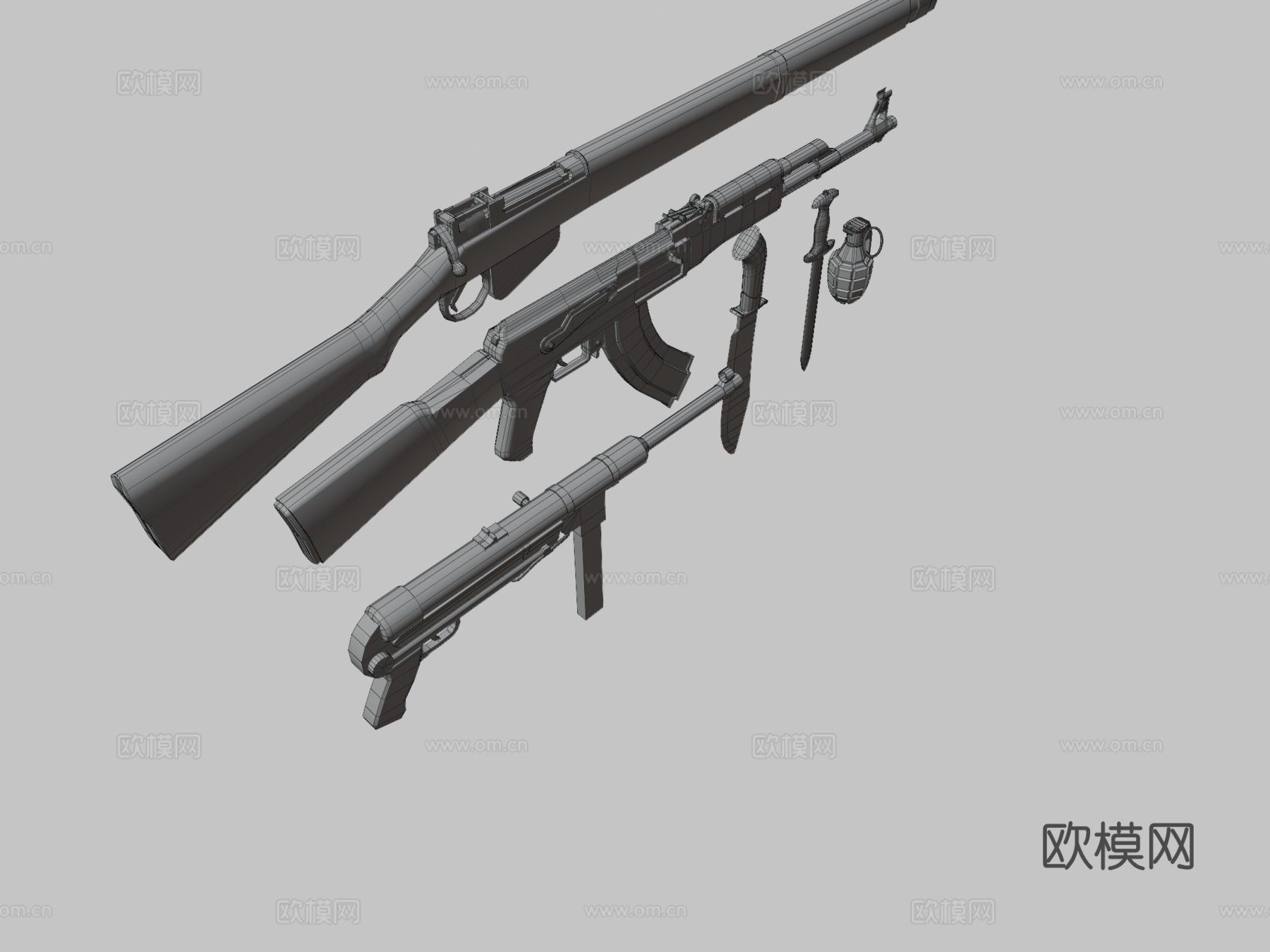 武器包3d模型