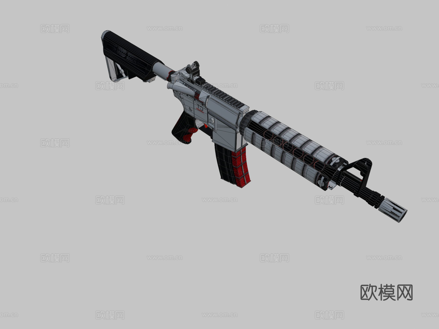 M4A4-合成器3d模型