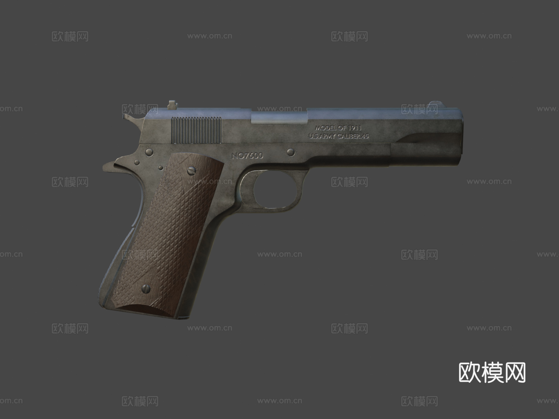柯尔特19113d模型