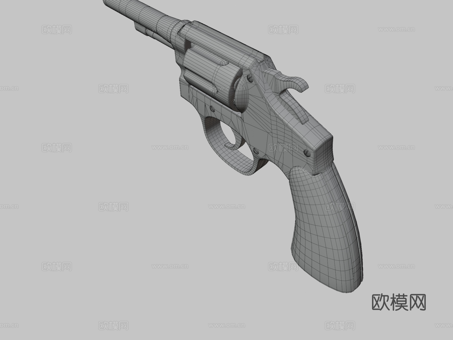史密斯威森10型左轮3d模型