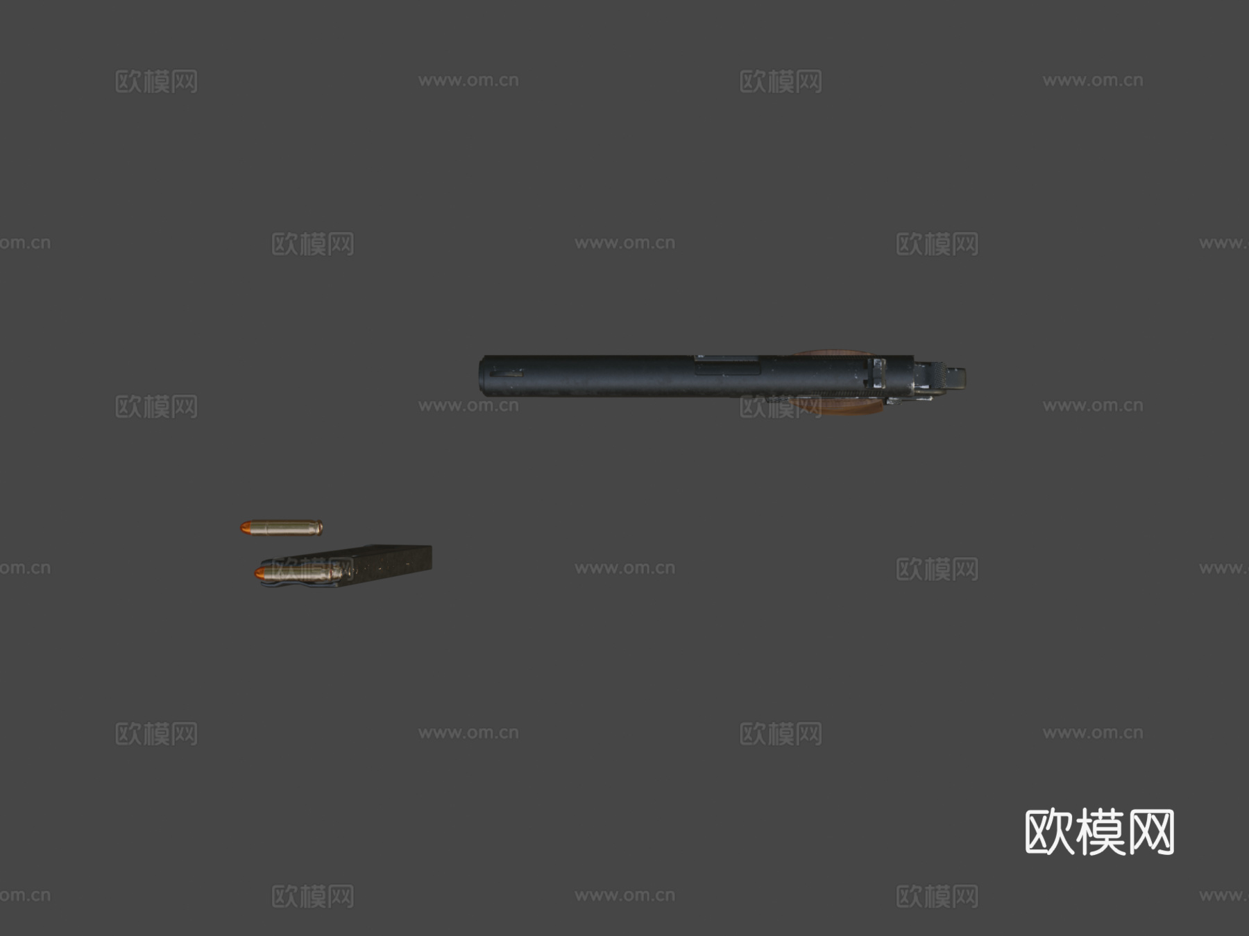 柯尔特M19113d模型