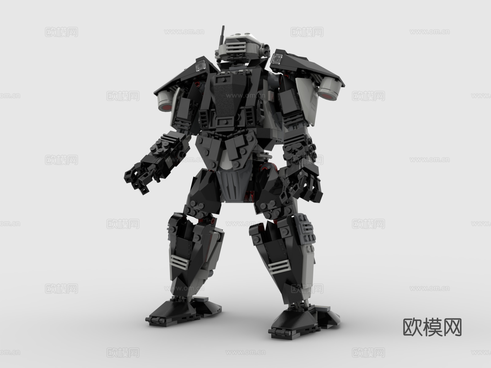 乐高 LEGO 玩具 积木 机甲 战斗机器人 机械战甲 高达3d模型