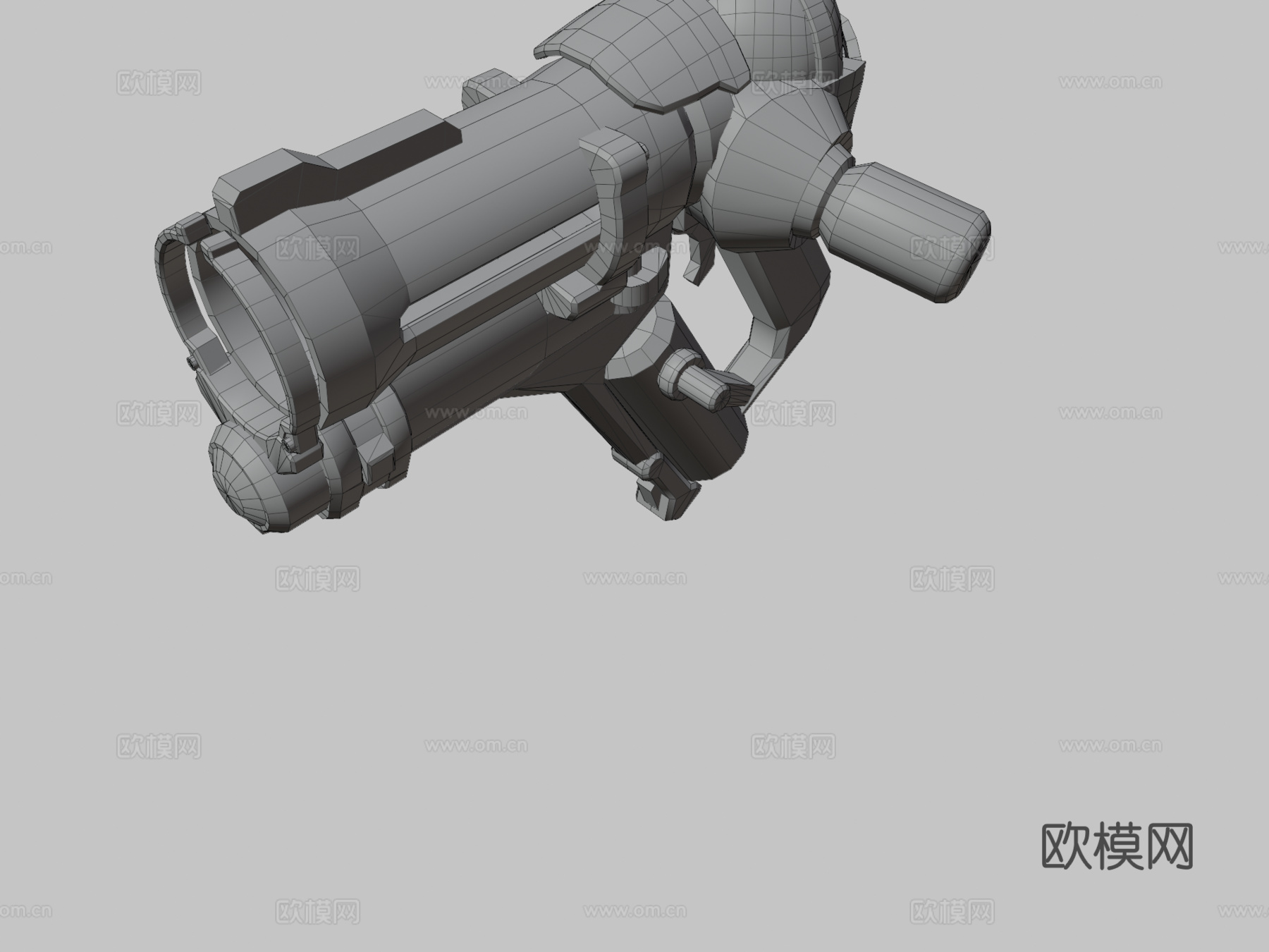 梅伊枪_低多边形测试3d模型