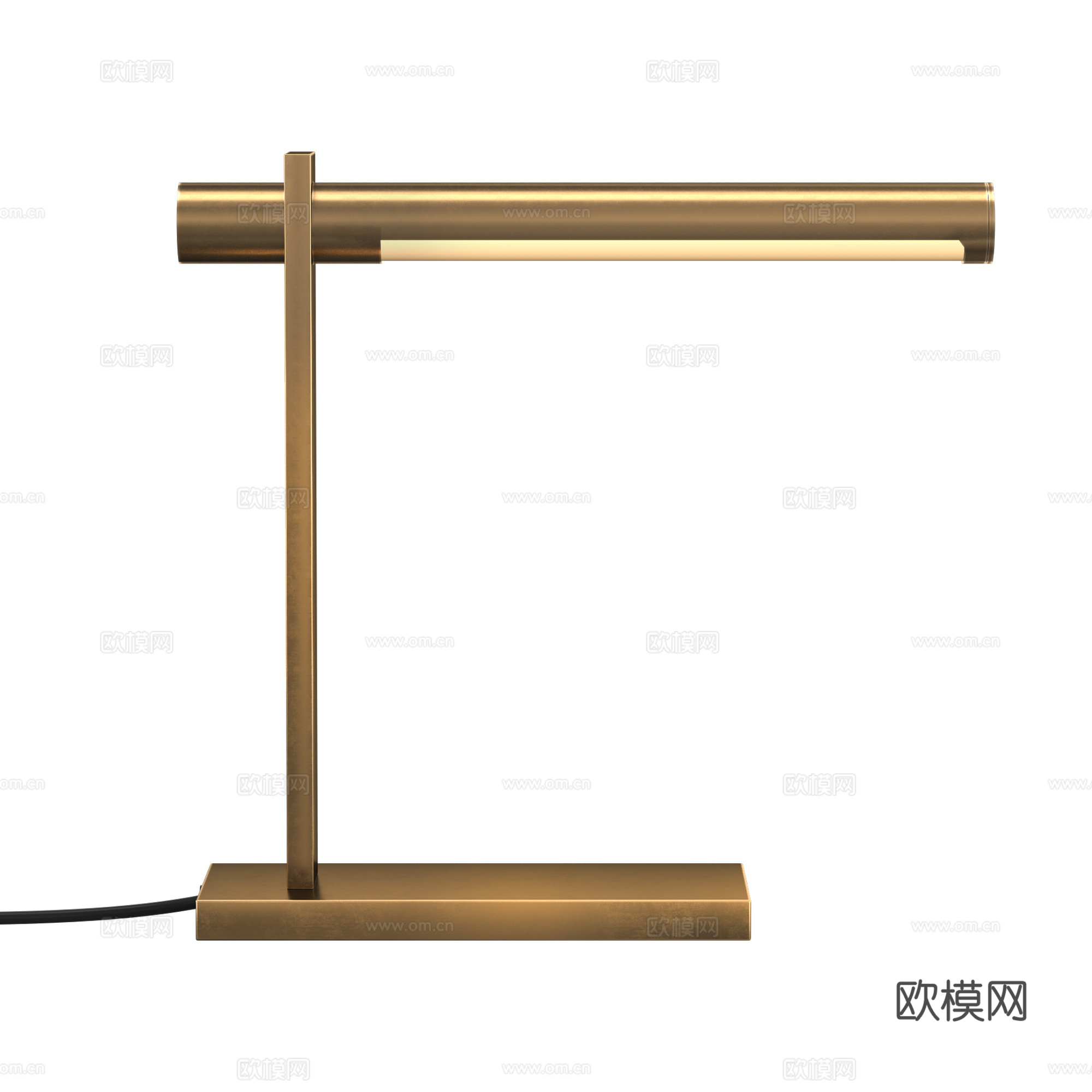 现代轻奢极简台灯3d模型