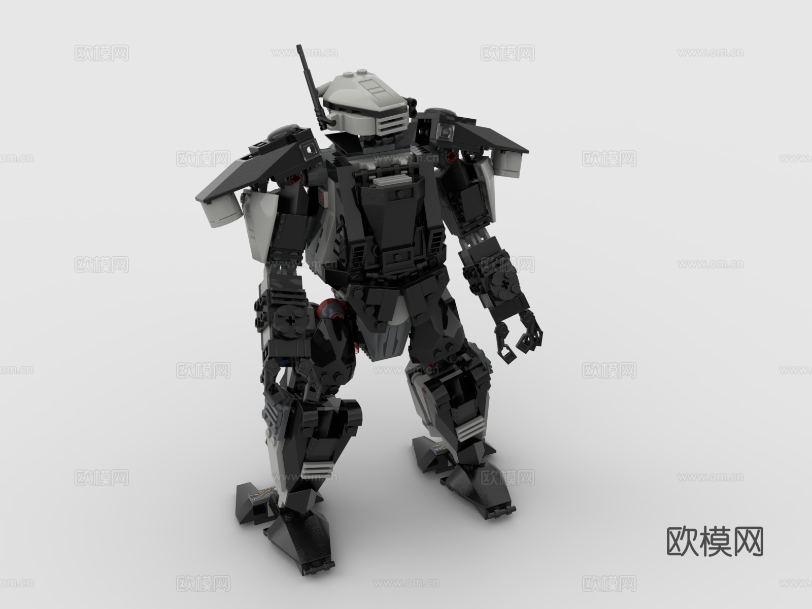 乐高 LEGO 玩具 积木 机甲 战斗机器人 机械战甲 高达3d模型